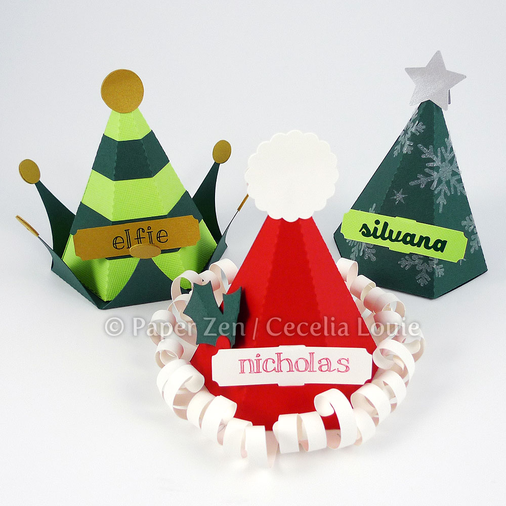 christmas party favors name place cards and a pen question christmas name place cards