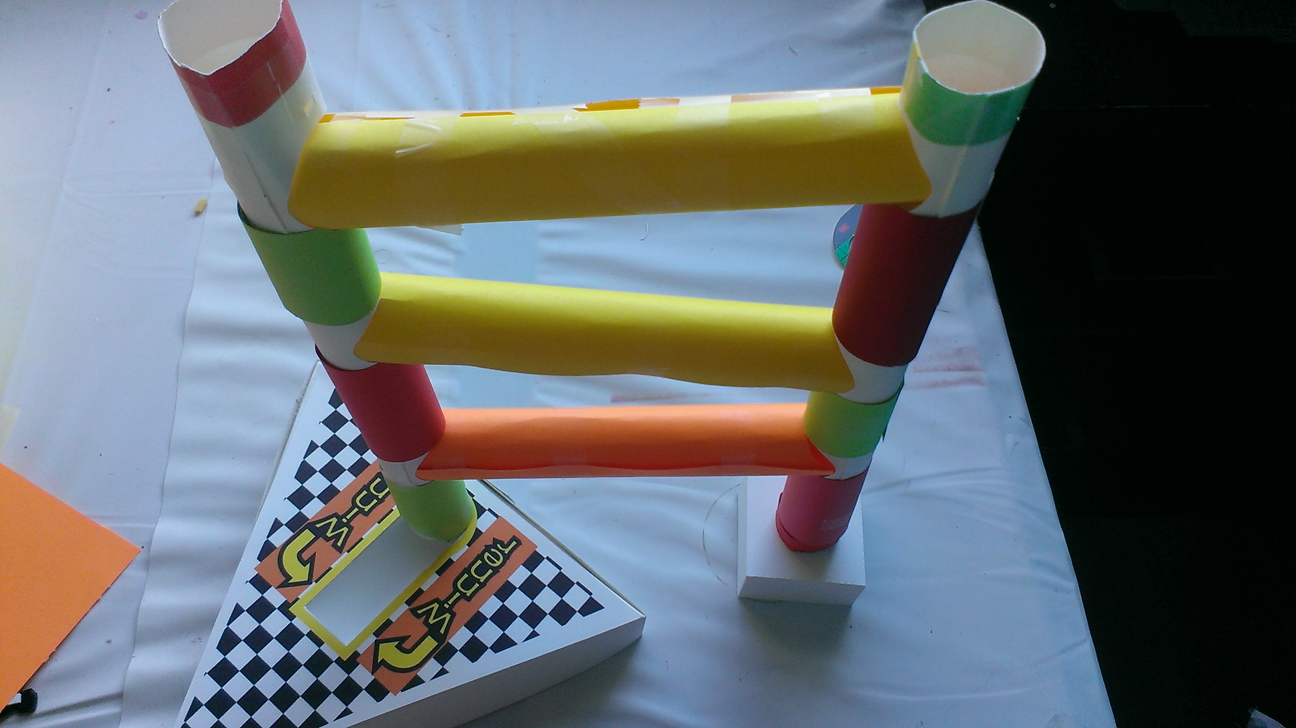paper marble run