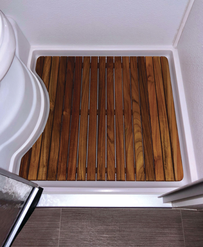 Teak Shower Mat For Lgmax Little Guy Forum