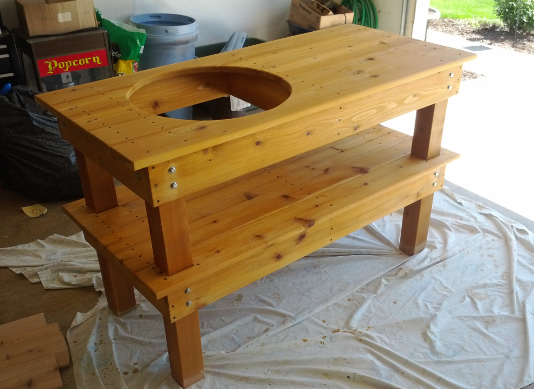 Is A Home Made Table Worth All The Stress Big Green Egg
