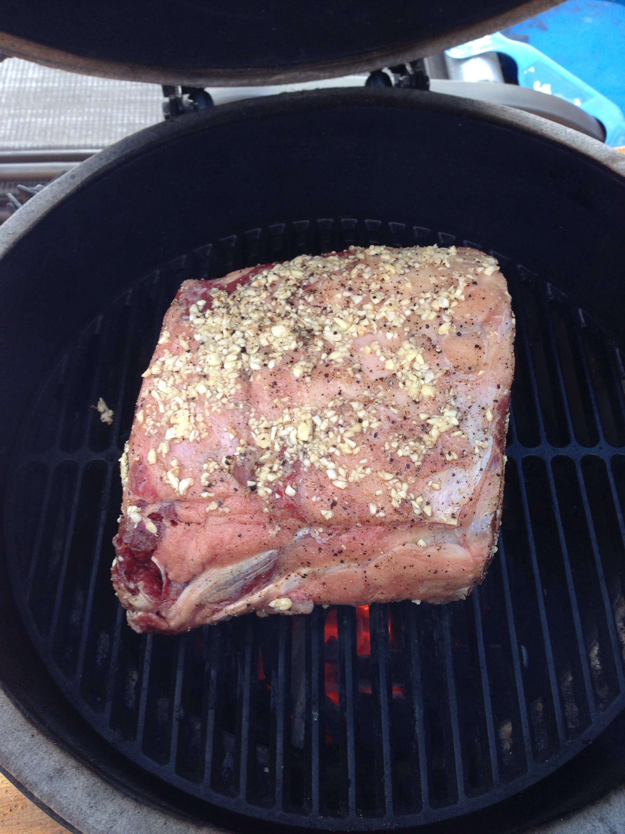 Sunday afternoon prime rib roast — Big Green Egg Forum