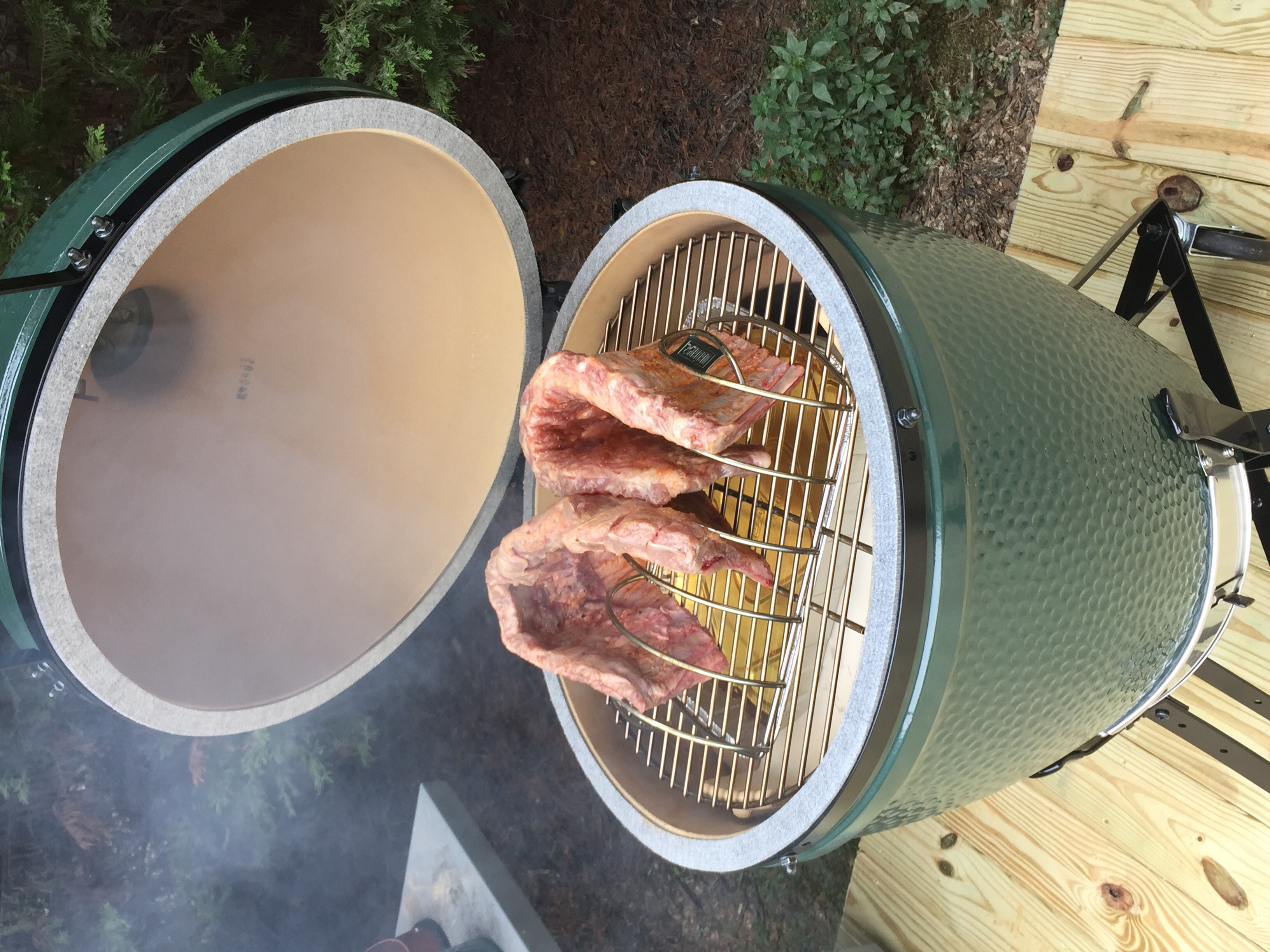 First cook ribs!! — Big Green Egg Forum