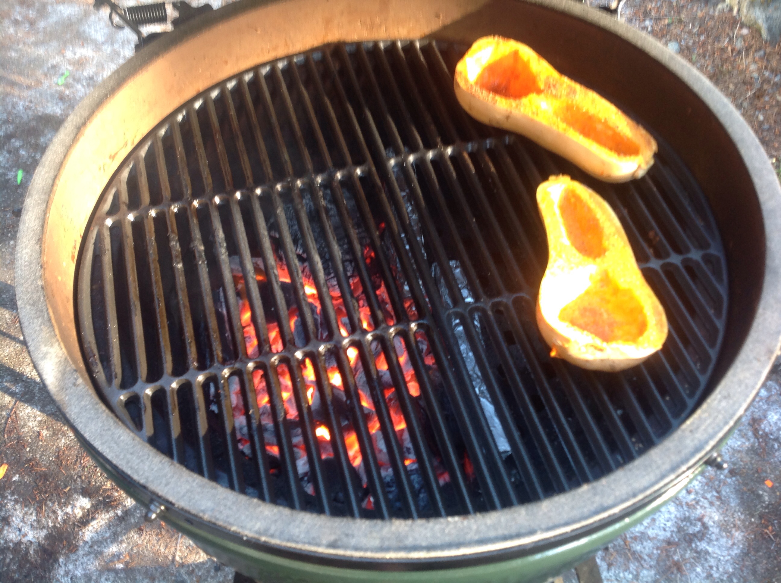 Cornish Game Hens and Butternut Squash — Big Green Egg Forum