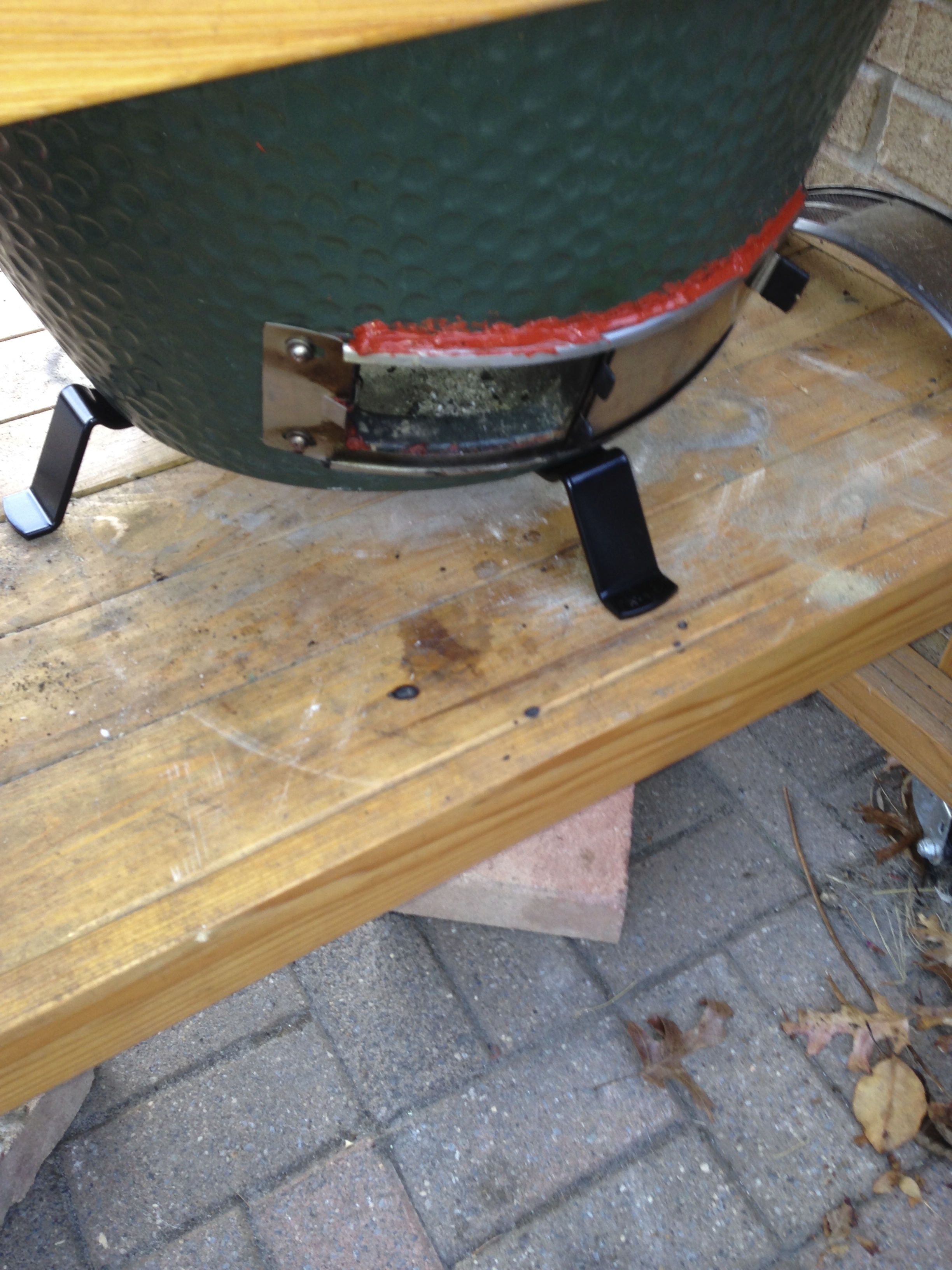 Finally Got My Table Nest Big Green Egg Egghead Forum The Img 0530 Jpg 1 8m 2 Large Eggs