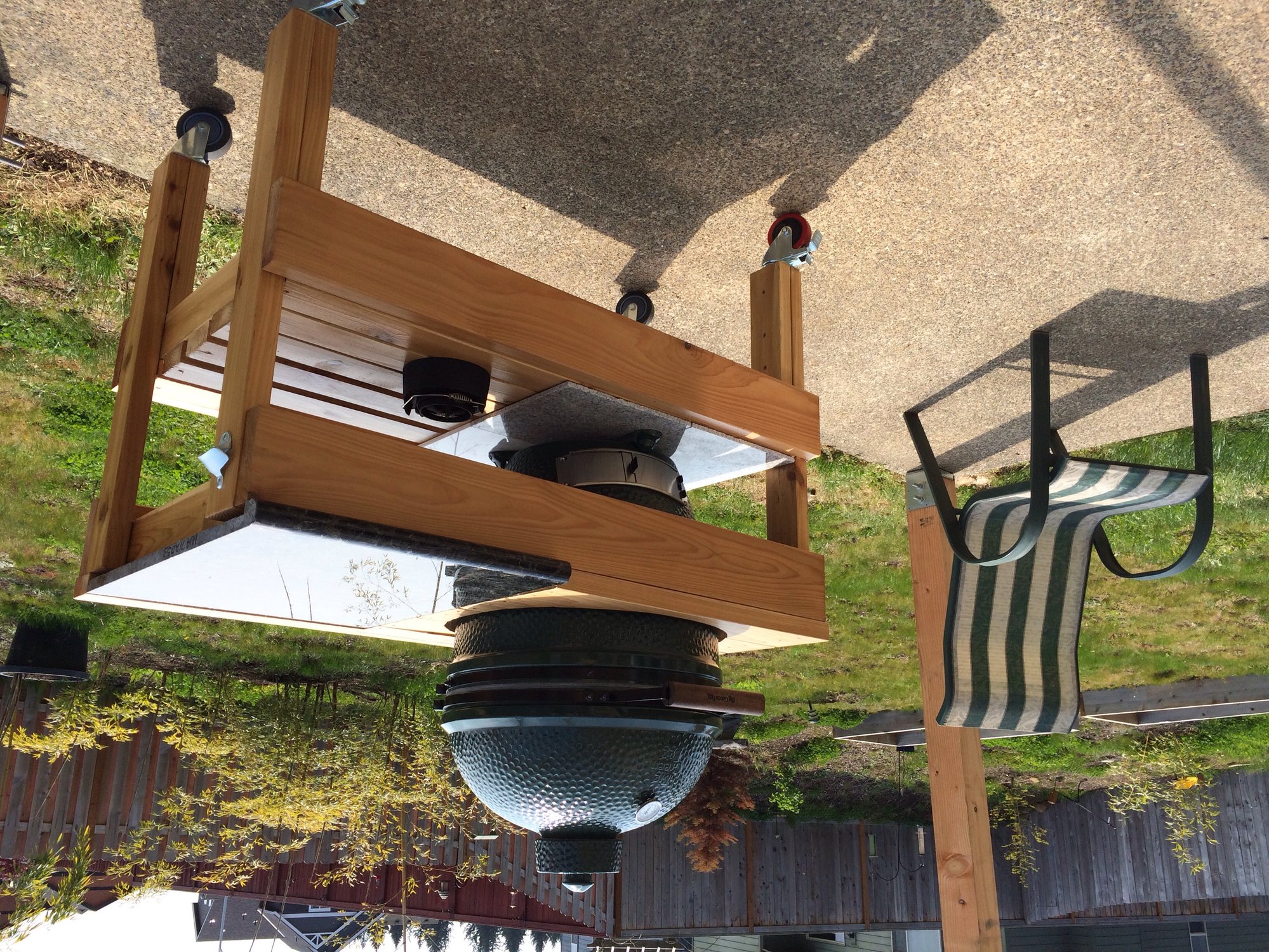 Set Up My Large Big Green Egg Today Big Green Egg Forum