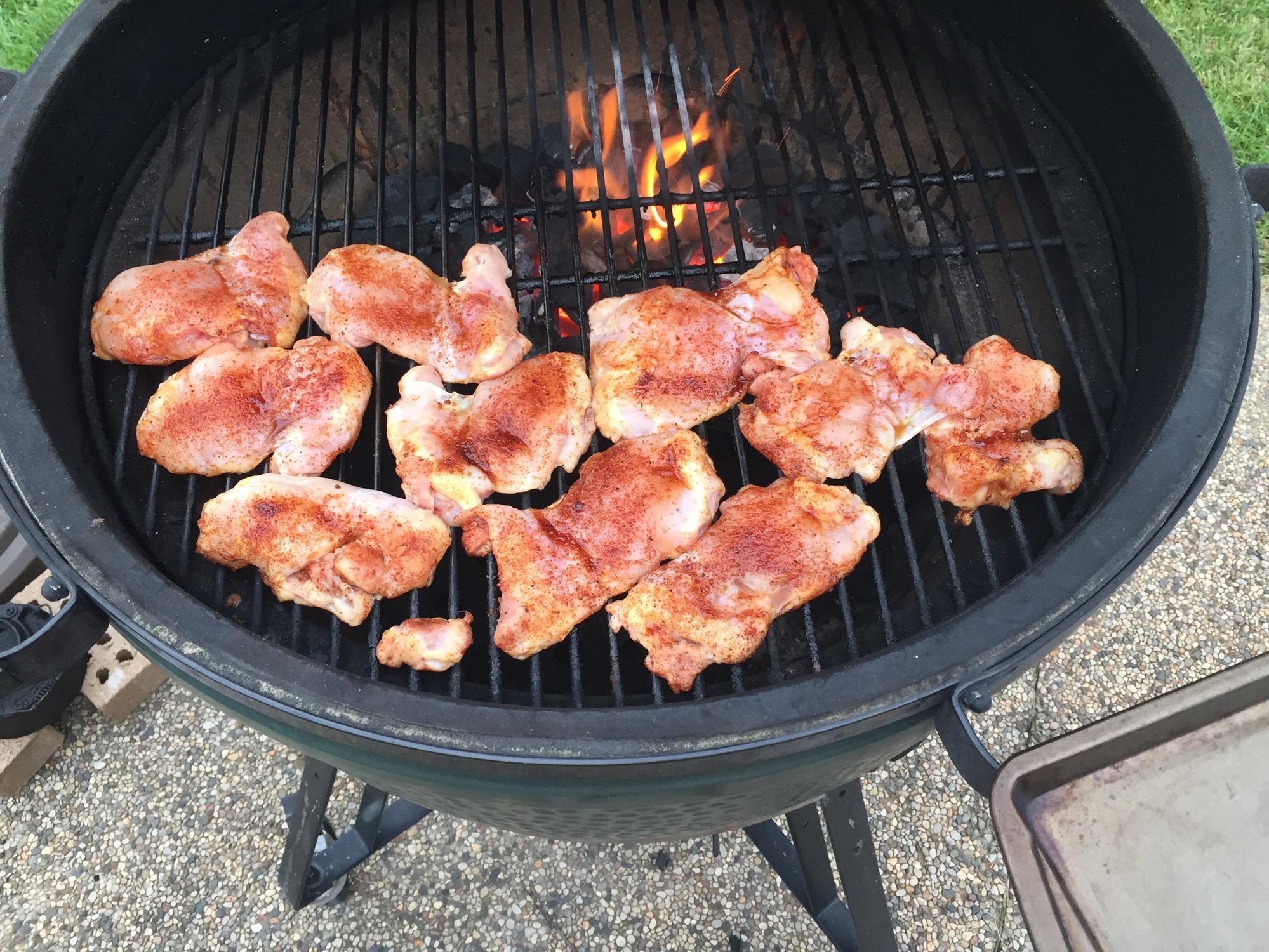 Chicken Thighs — Big Green Egg Forum