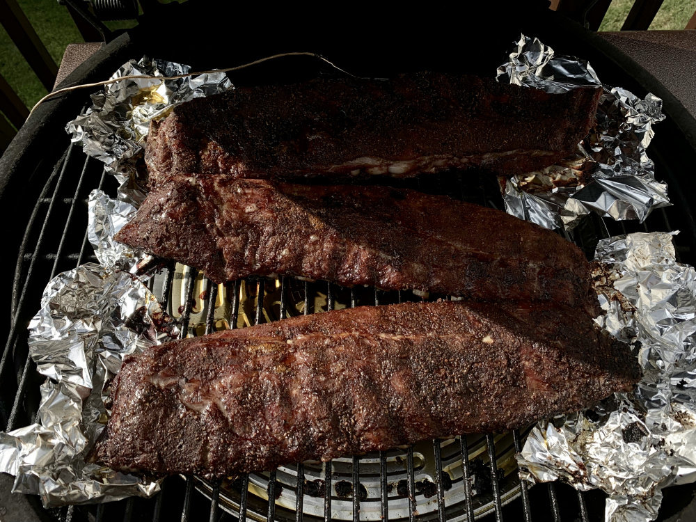 Last Meal Ribs with Dizzy Dust Salt Free — Big Green Egg Forum