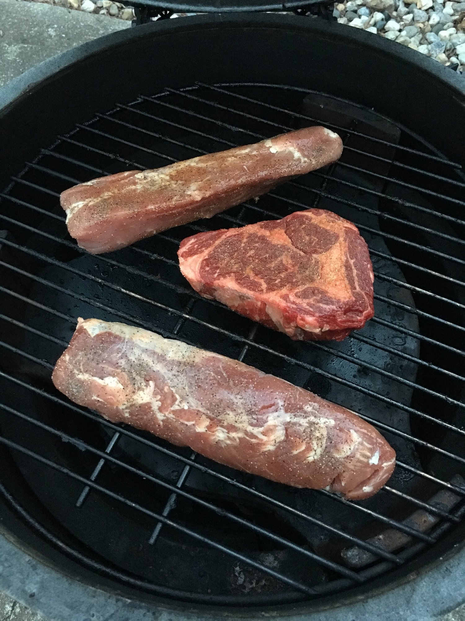 First Reverse Sear and some Pork Tenderloins — Big Green Egg Forum