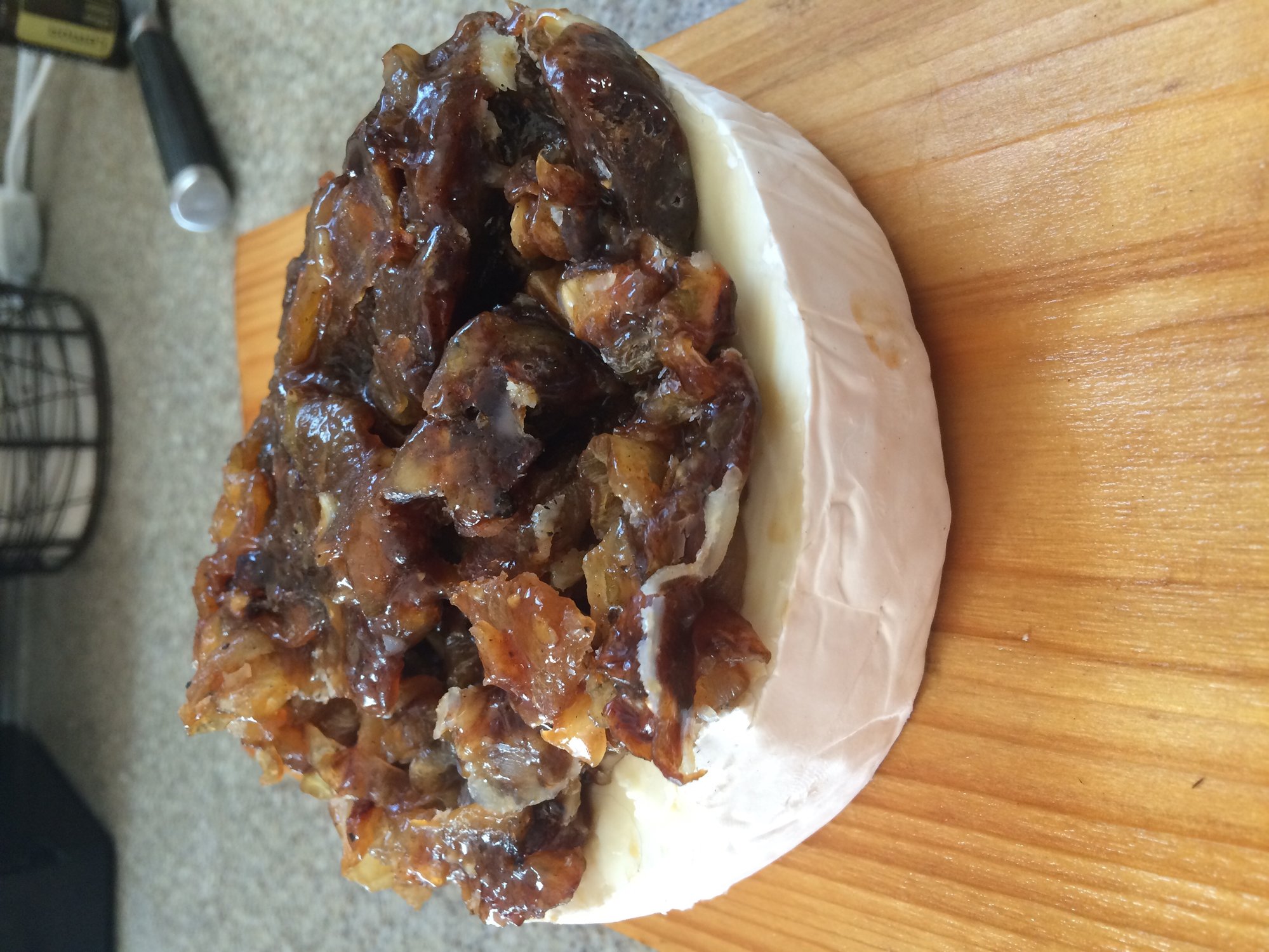 Cedar planked Brie, Greek chicken sausage — Big Green Egg Forum