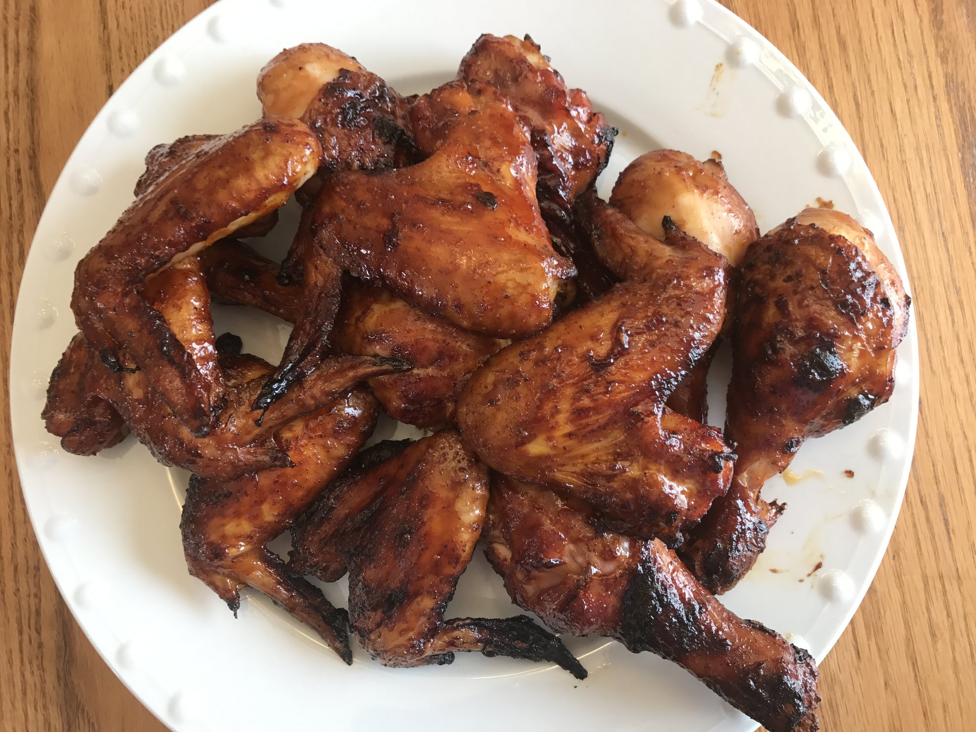 Yaki Chicken Drumsticks and Wings — Big Green Egg Forum