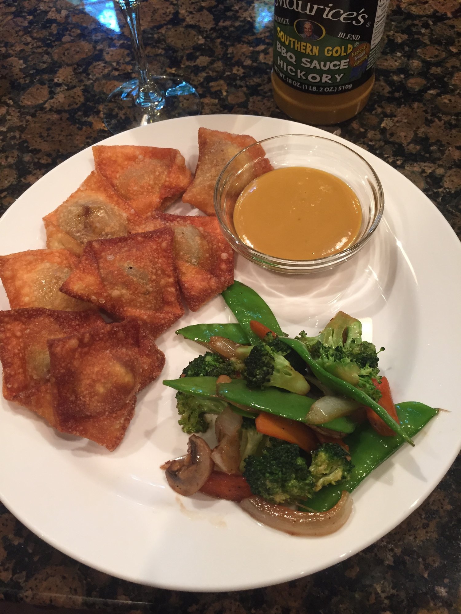 PP Wontons and Veggie Stir Fry — Big Green Egg Forum
