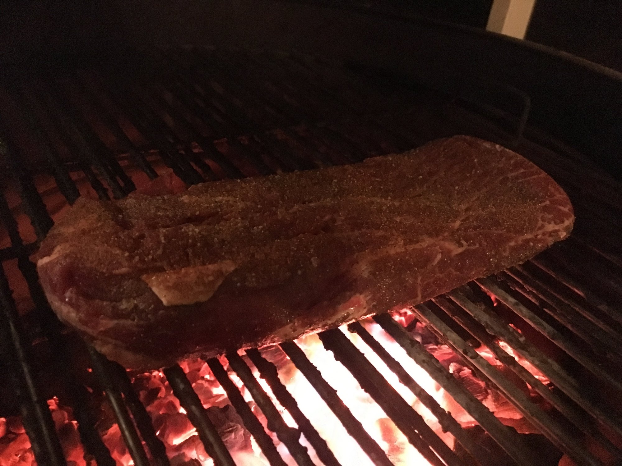 Flank steak fajitas — Big Green Egg Forum