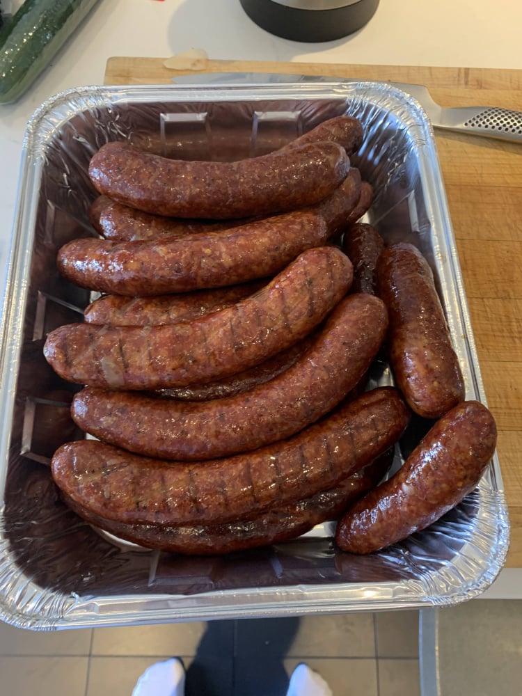 sausages — Big Green Egg EGGhead Forum The Ultimate Cooking Experience...