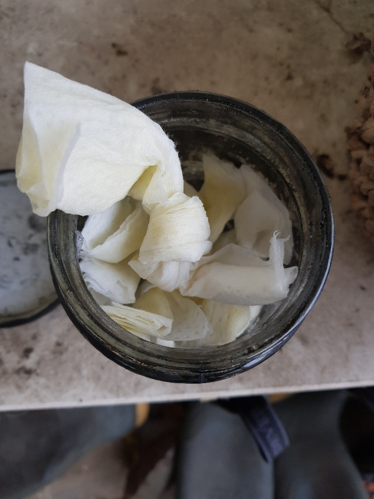 Well, done with the paper towel method — Big Green Egg Forum
