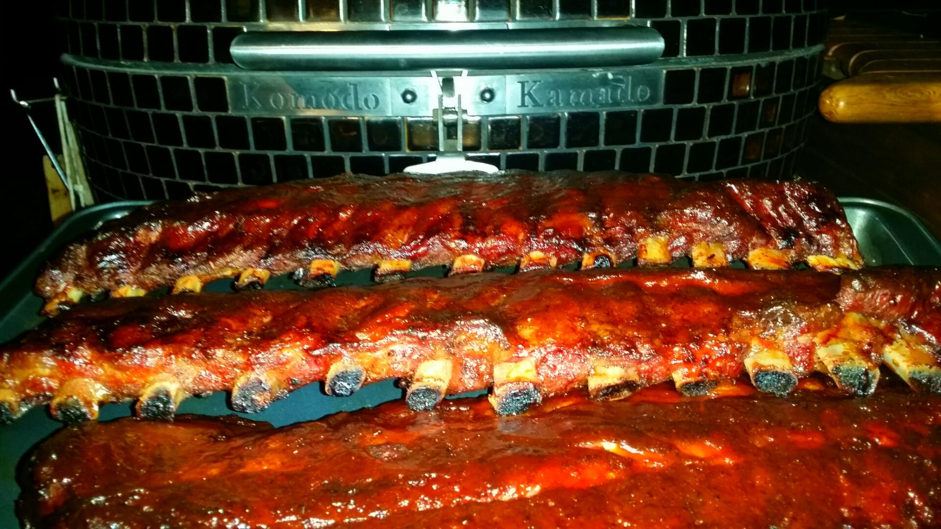 Baby back ribs... — Big Green Egg Forum