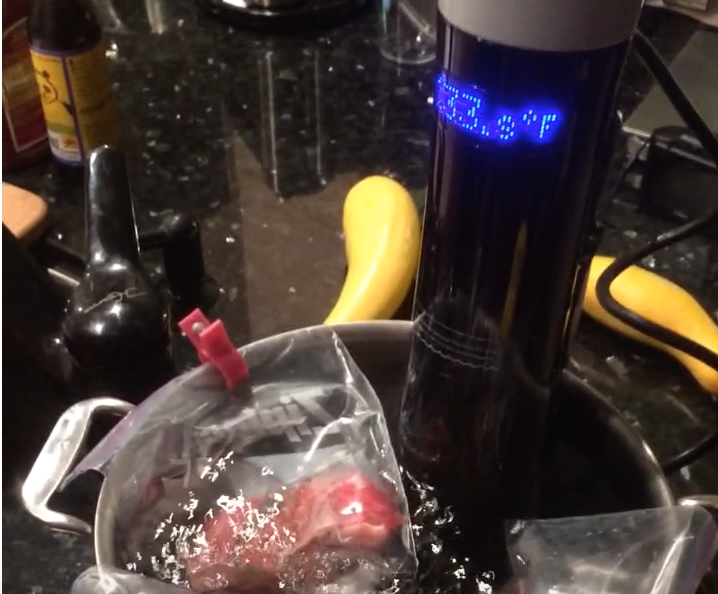 First Sous VideRibeyeUsing Kenji's Guide to Sous Vide Steak — Big
