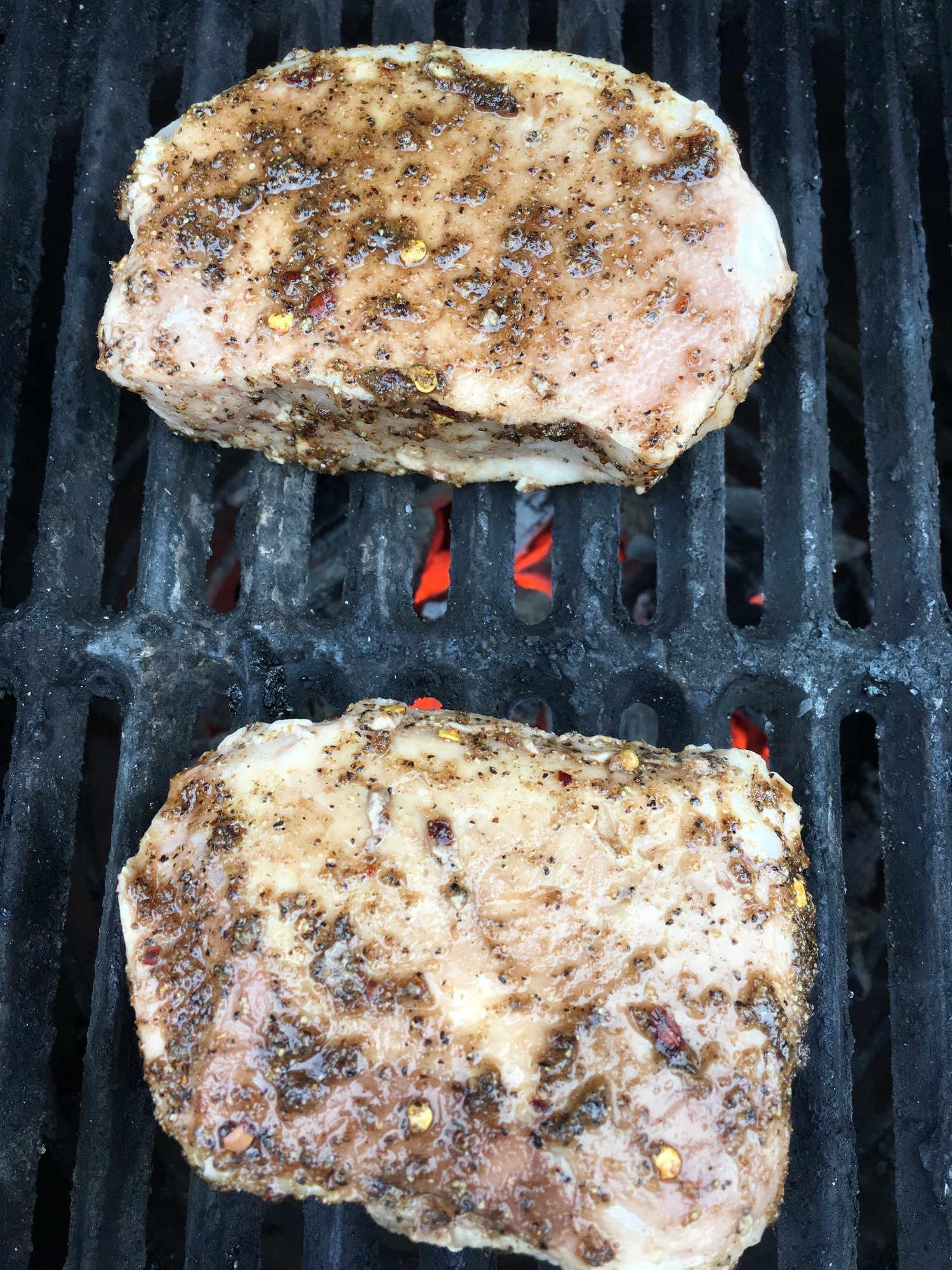 pork chops again — Big Green Egg Forum