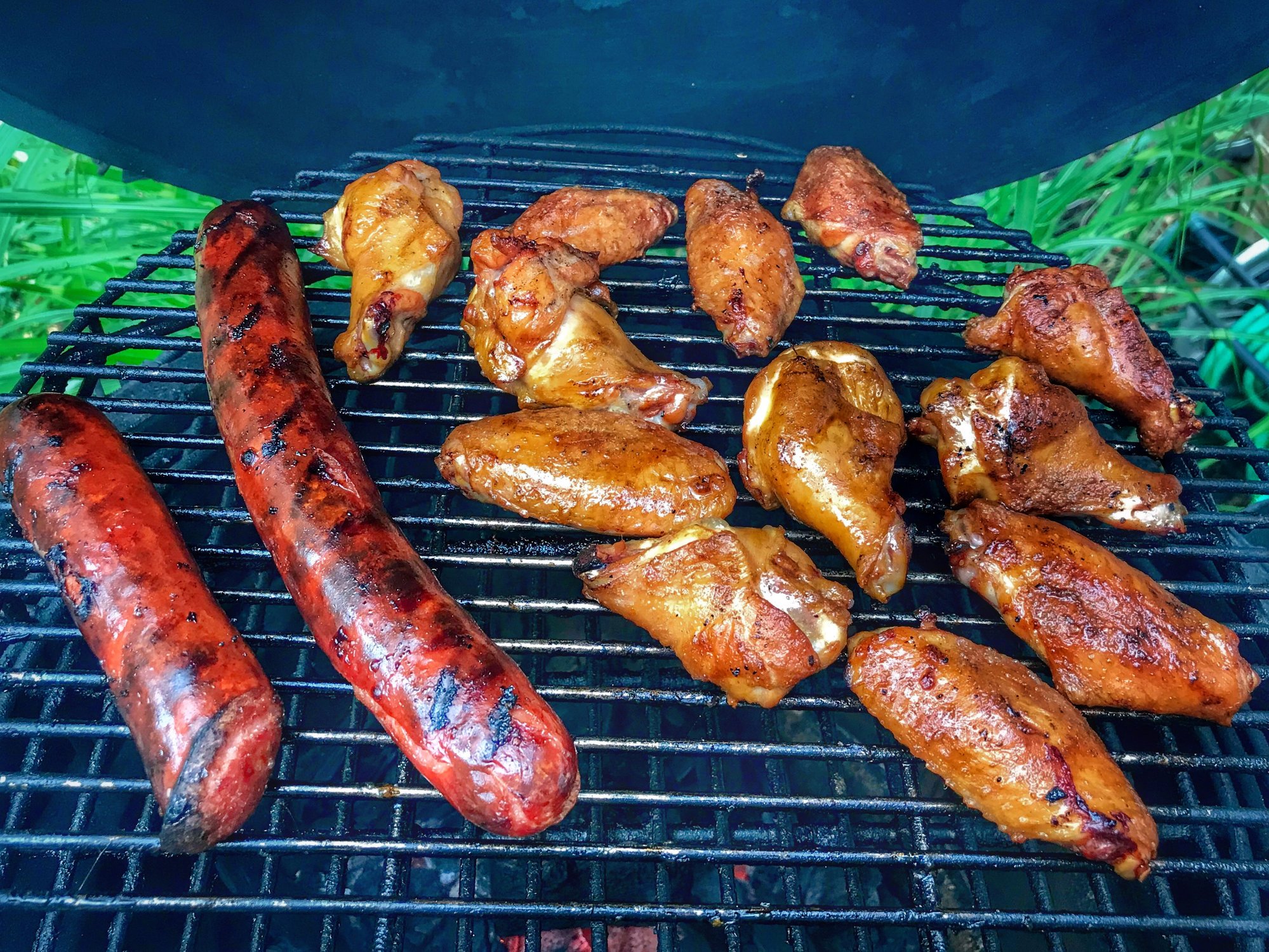 Wangs n Sausage — Big Green Egg Forum