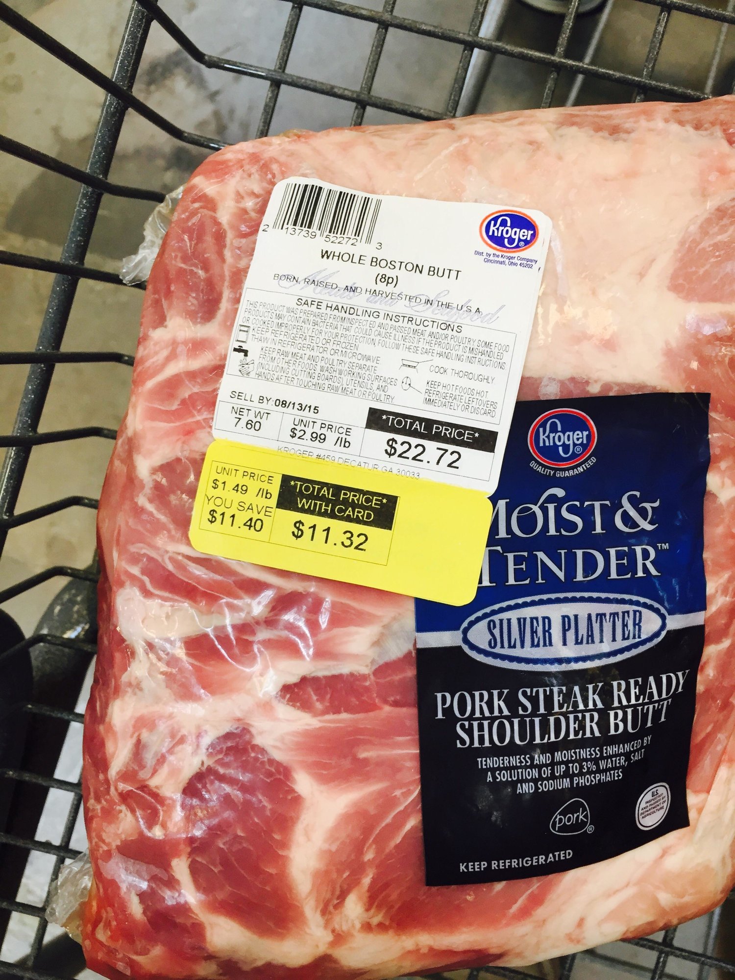 Boston Butts on sale at Kroger — Big Green Egg EGGhead Forum The