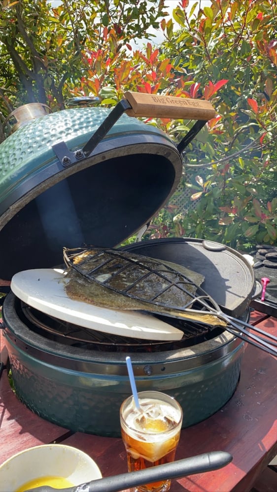 turbot big green egg