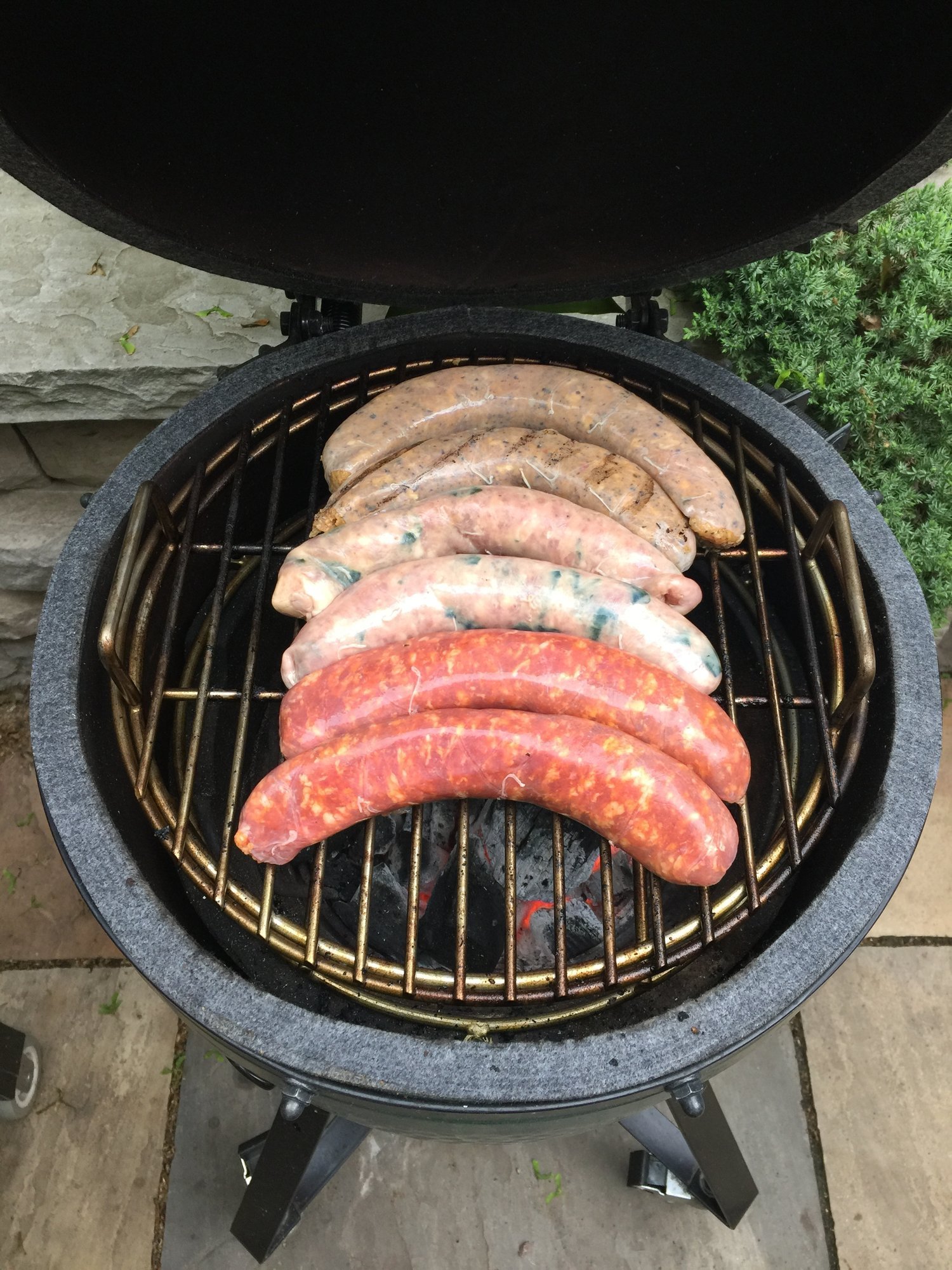 Deer Summer Sausage On Big Green Egg at Gary Land blog