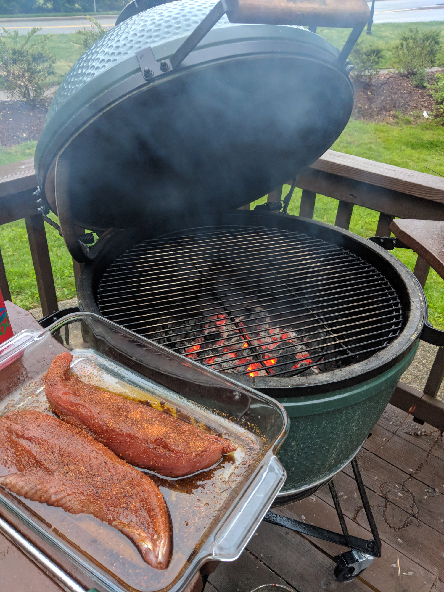 I wrapped my muffin in my sausage — Big Green Egg EGGhead Forum The