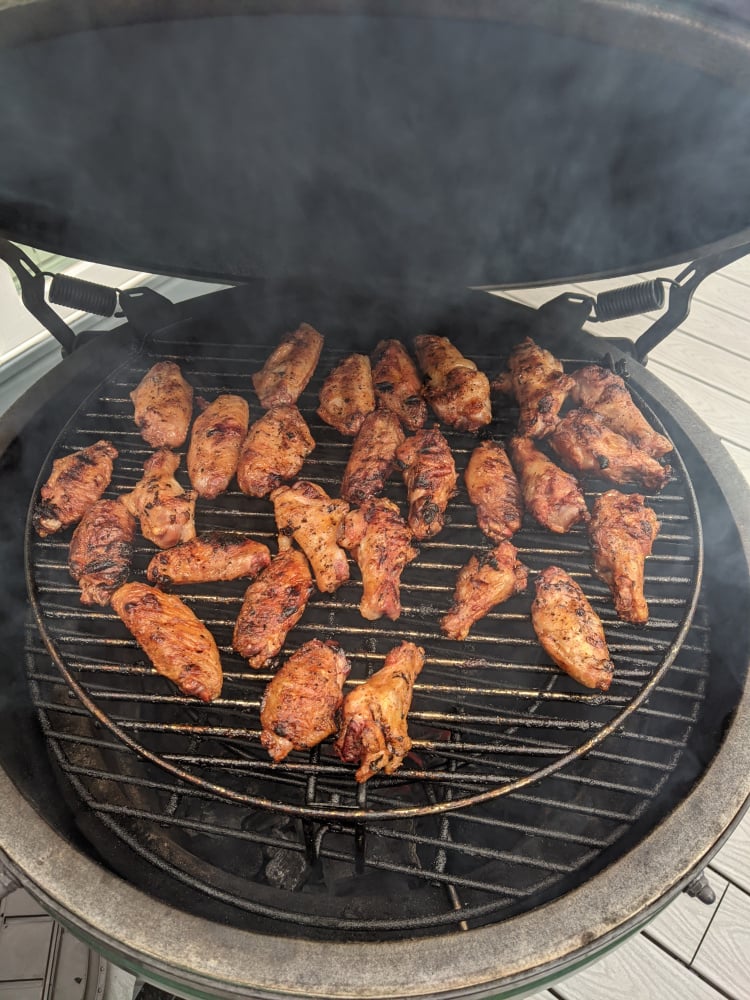 Indirect wings question — Big Green Egg Forum
