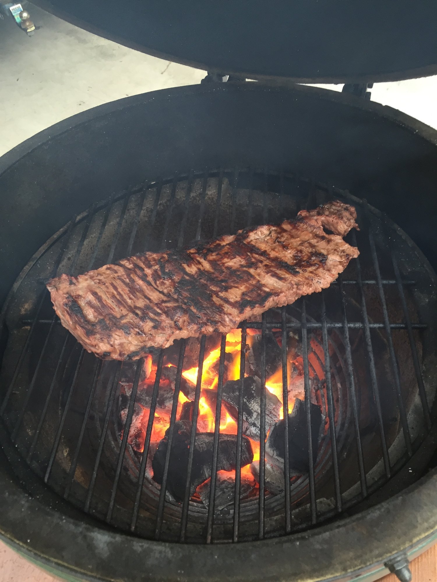 Garlic Lime Skirt Steaks — Big Green Egg Forum