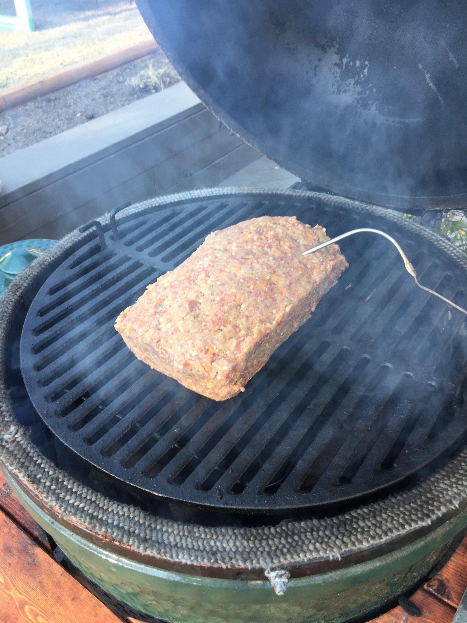 First meatloaf! ( pics) Thanks for inspiring me! — Big Green Egg Forum