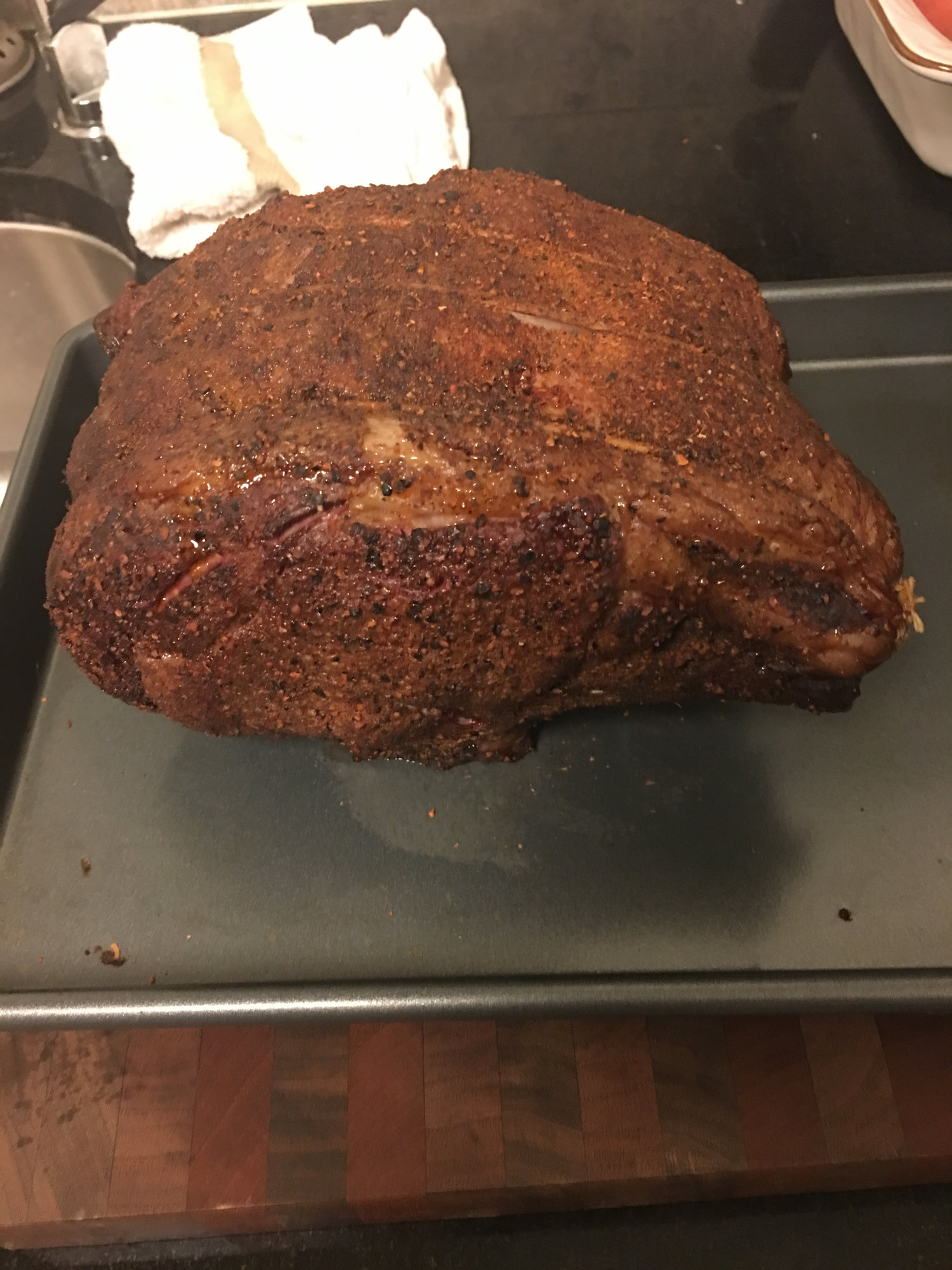 First try at Prime Rib — Big Green Egg Forum