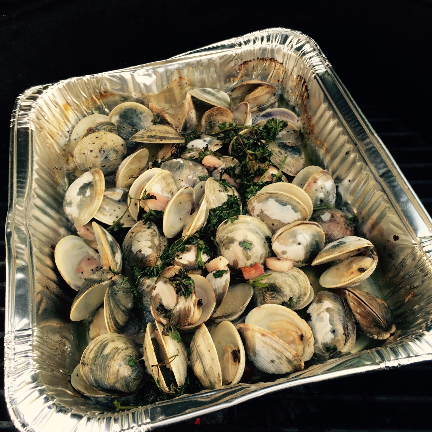 Mother's Day Clams and Tuna Burgers — Big Green Egg Forum