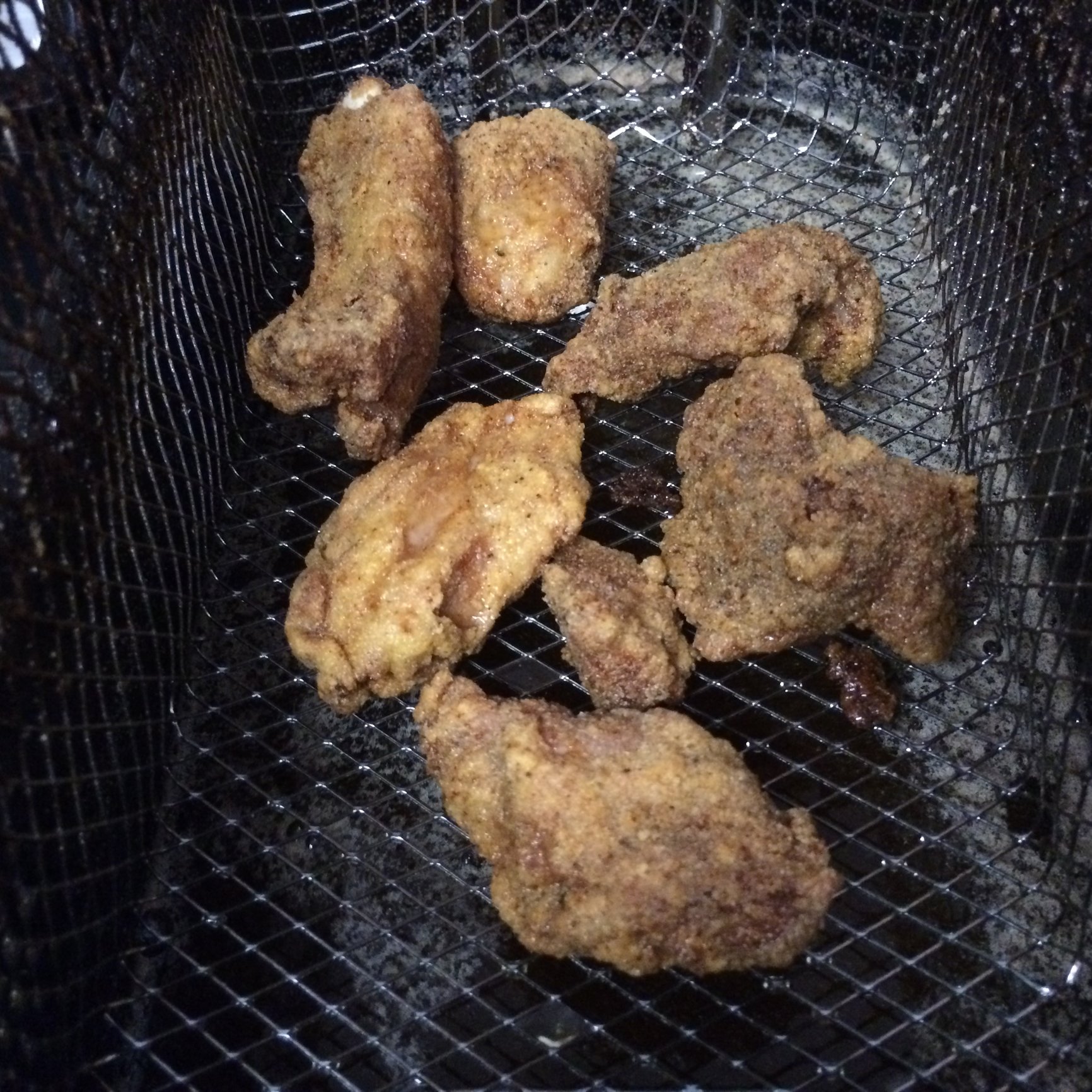 Deep Fried Spare Rib Flap Meat & End Bone. In the style of Dixie. — Big