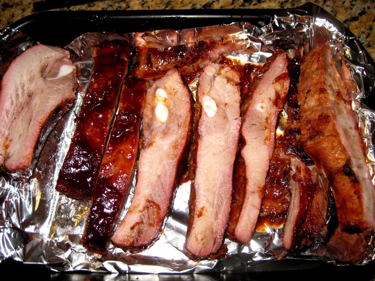 Sunday ribs...NOT falloffthebone. — Big Green Egg Forum