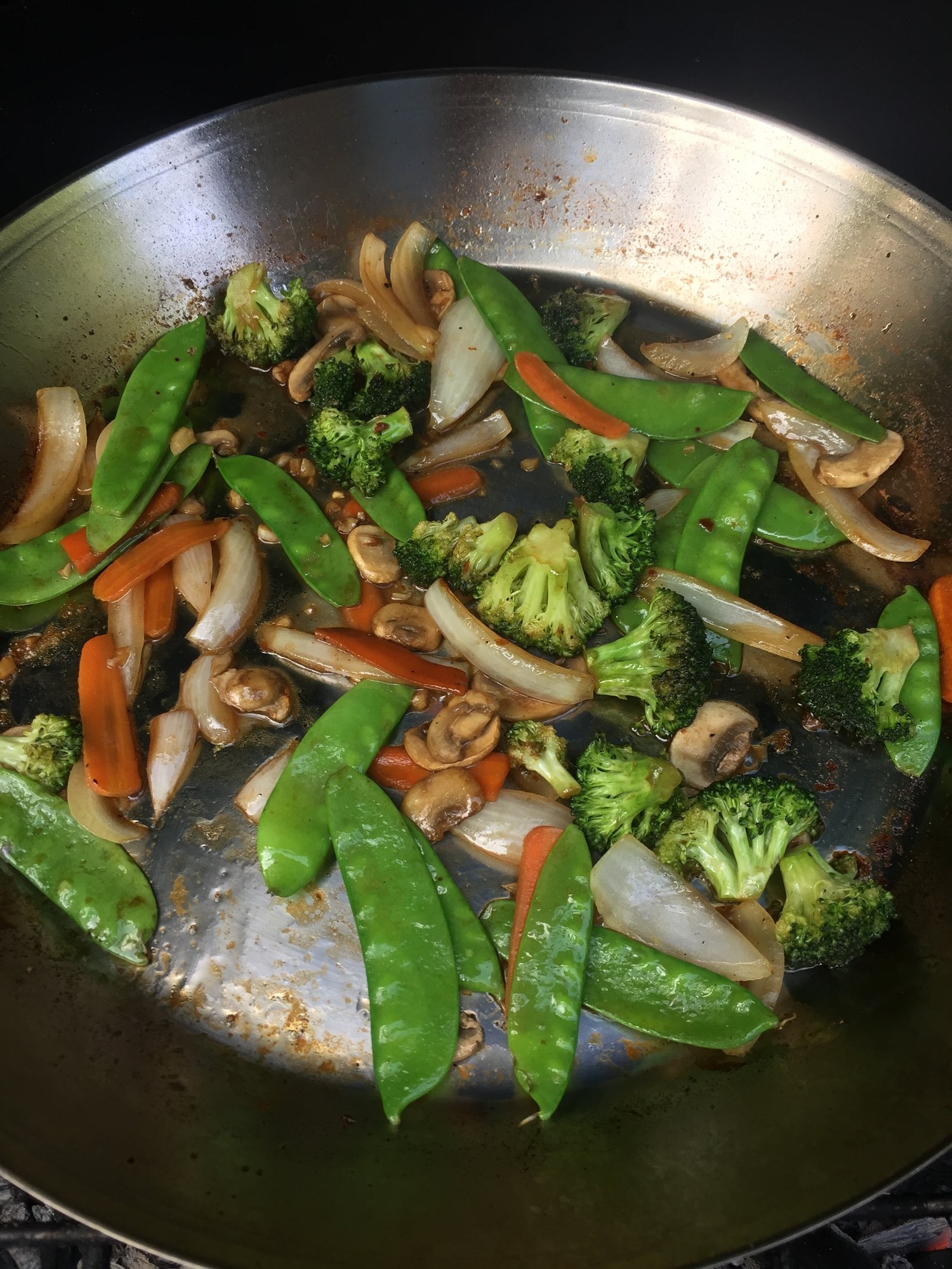 PP Wontons and Veggie Stir Fry — Big Green Egg Forum