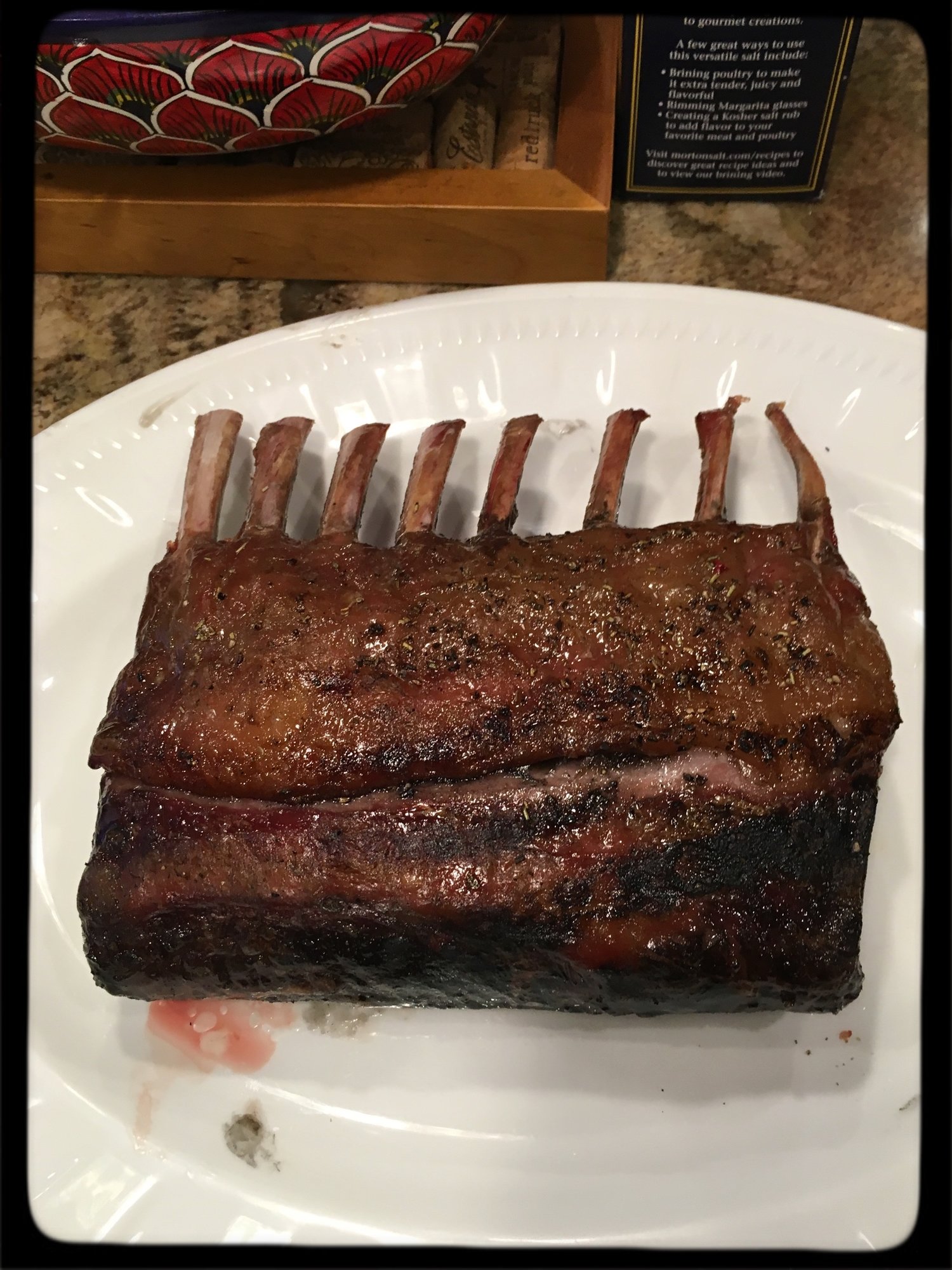 Dry aged rack of lamb. — Big Green Egg Forum