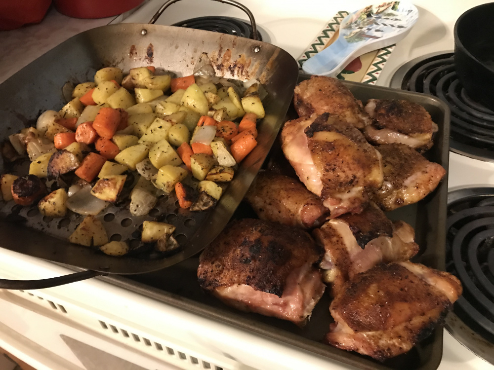 Chicken thighs — Big Green Egg Forum