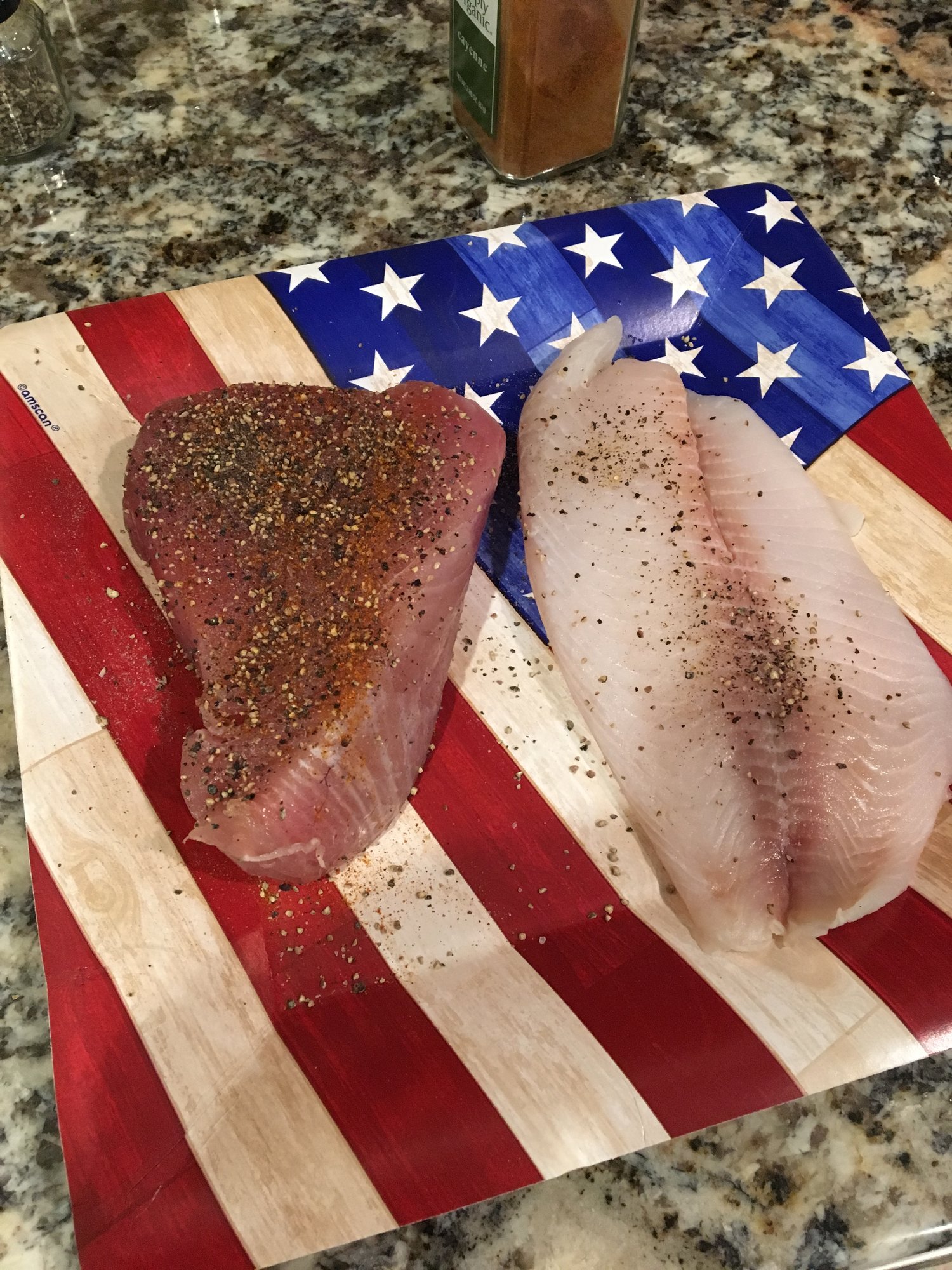 First time tuna steaks — Big Green Egg Forum