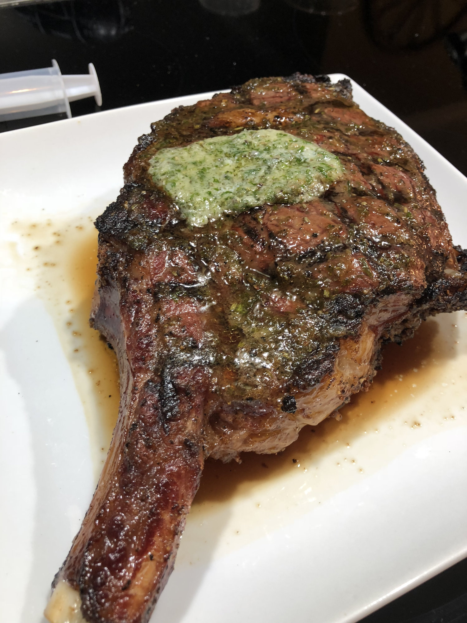 Cowboy Ribeye (pics) — Big Green Egg EGGhead Forum The Ultimate