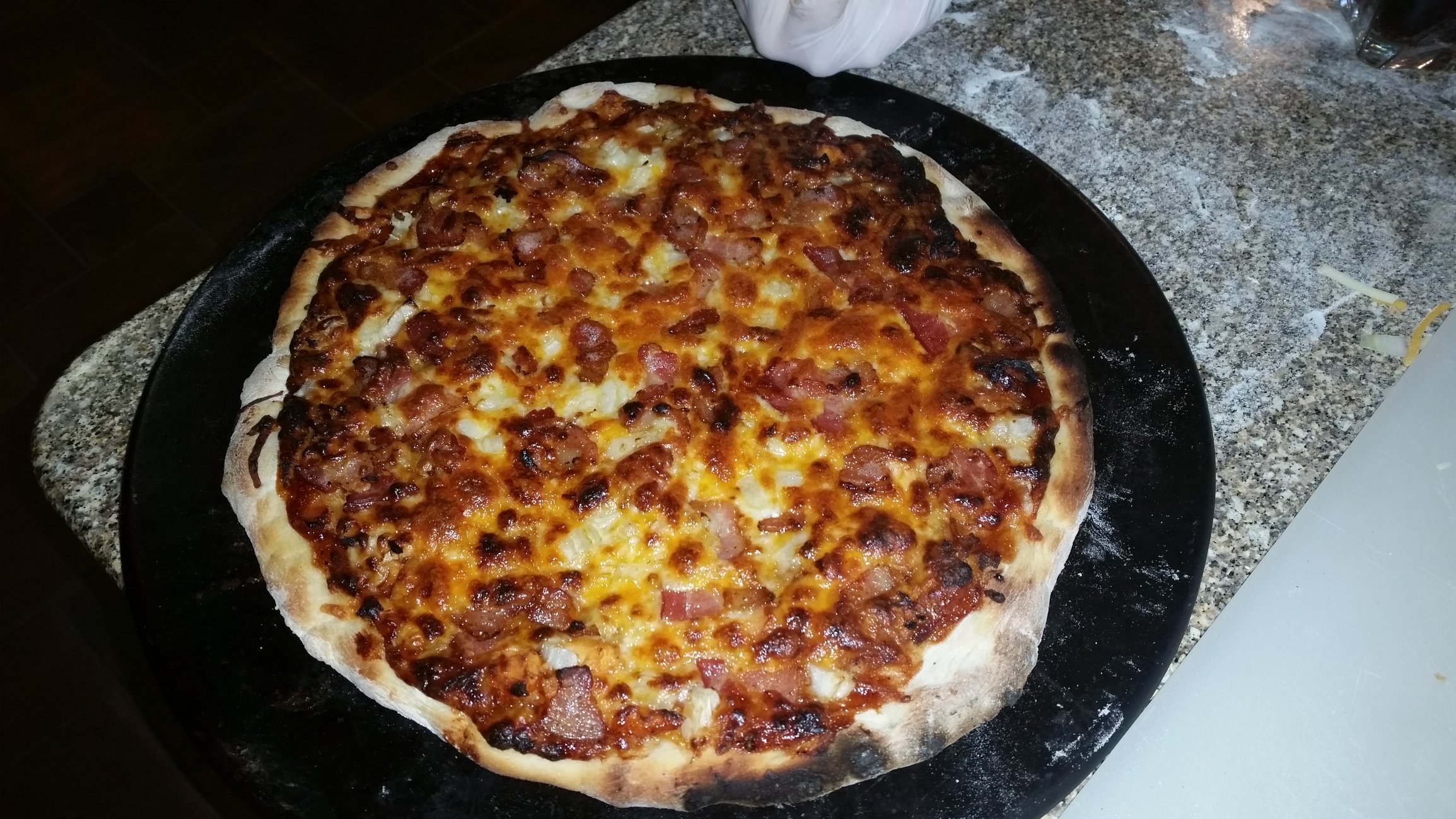 Pizza and dump cake — Big Green Egg Forum