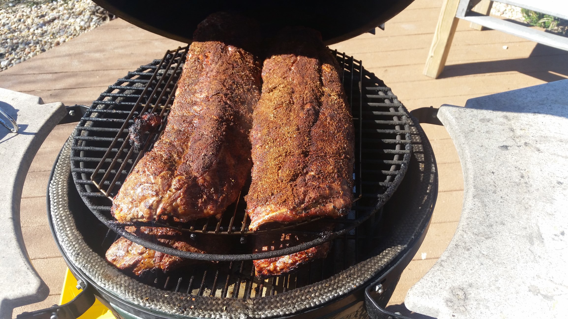 Baby Back Ribs — Big Green Egg EGGhead Forum The Ultimate Cooking
