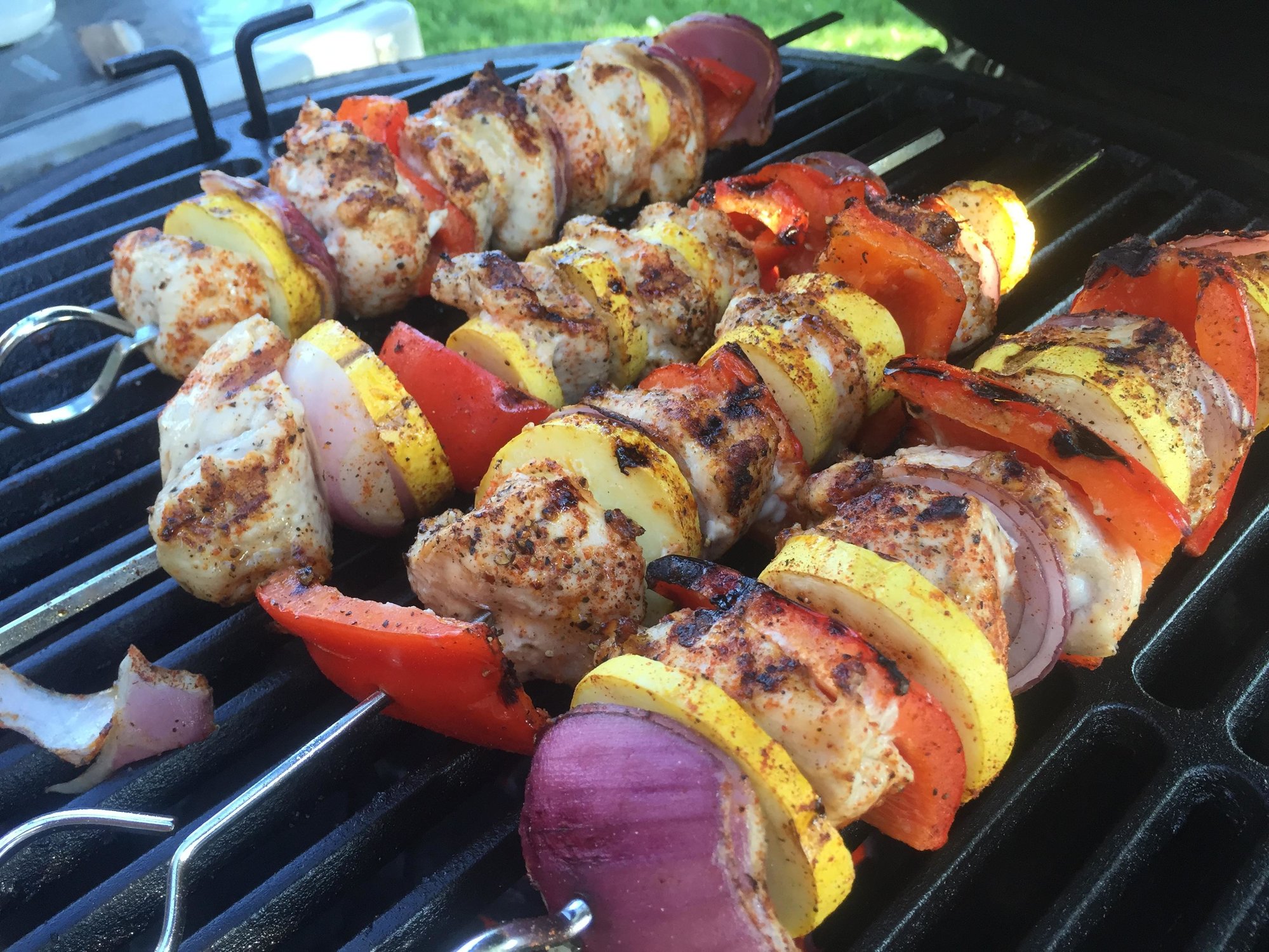 Traditional skewers vs The Fire Wire for Kabobs......... — Big Green Egg Forum