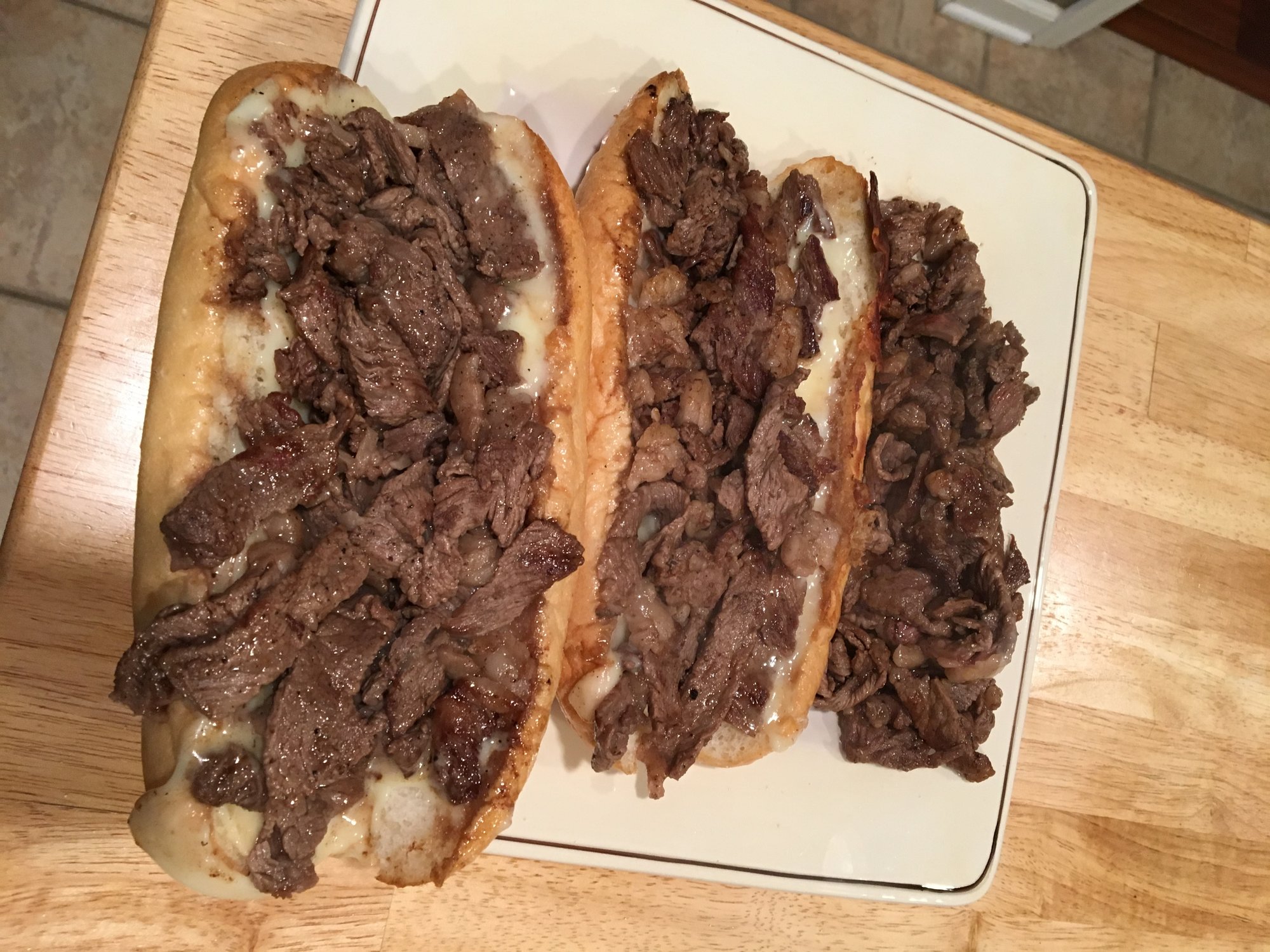 Sliced Ribeye Cheesesteaks Blackstone — Big Green Egg Forum