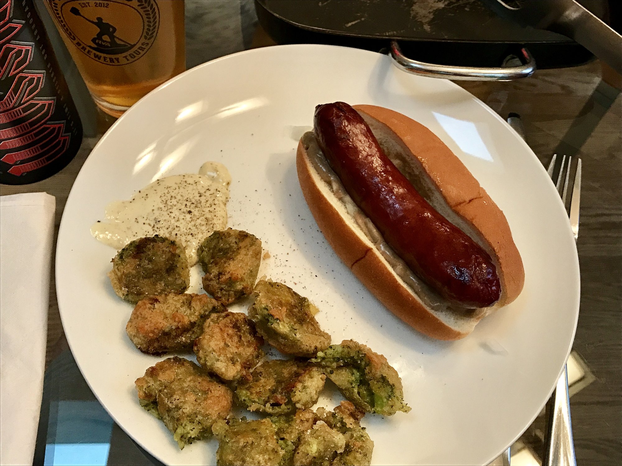 Smoked Brats and Broccoli Tots — Big Green Egg EGGhead Forum The