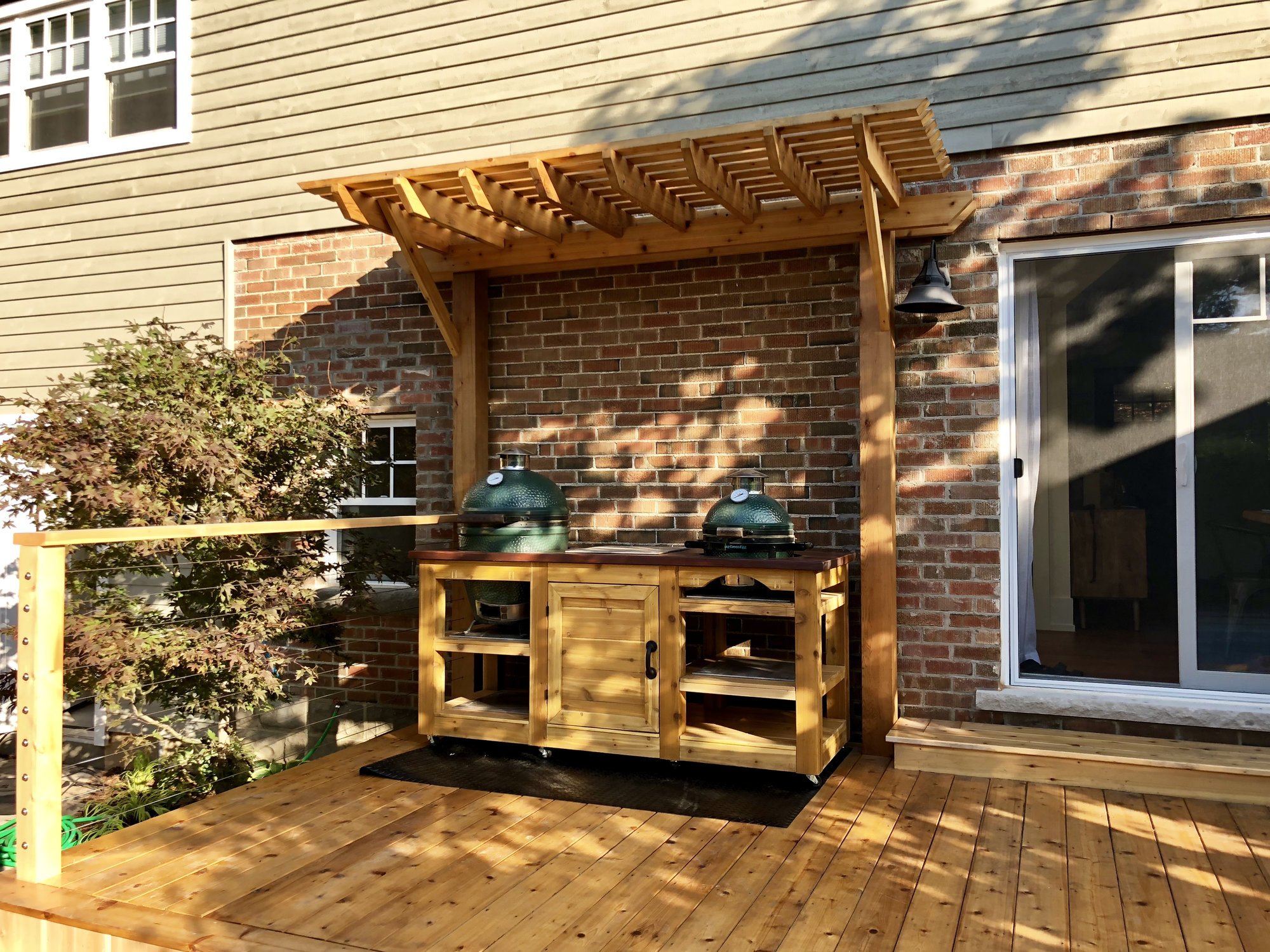 New double table / outdoor kitchen finished pics (large and mm) — Big ...