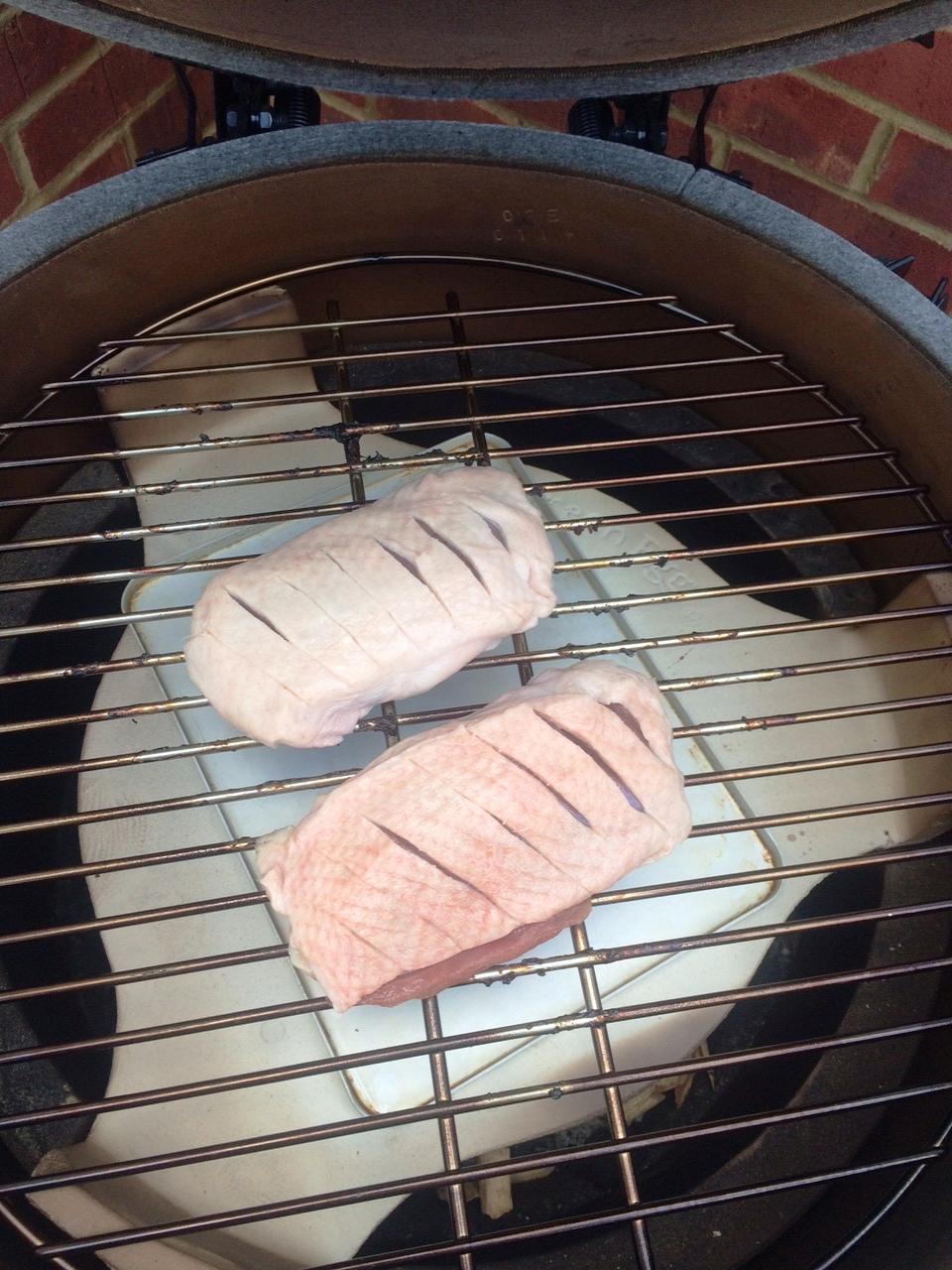 Last Night's Smoked Duck Breast — Big Green Egg Forum