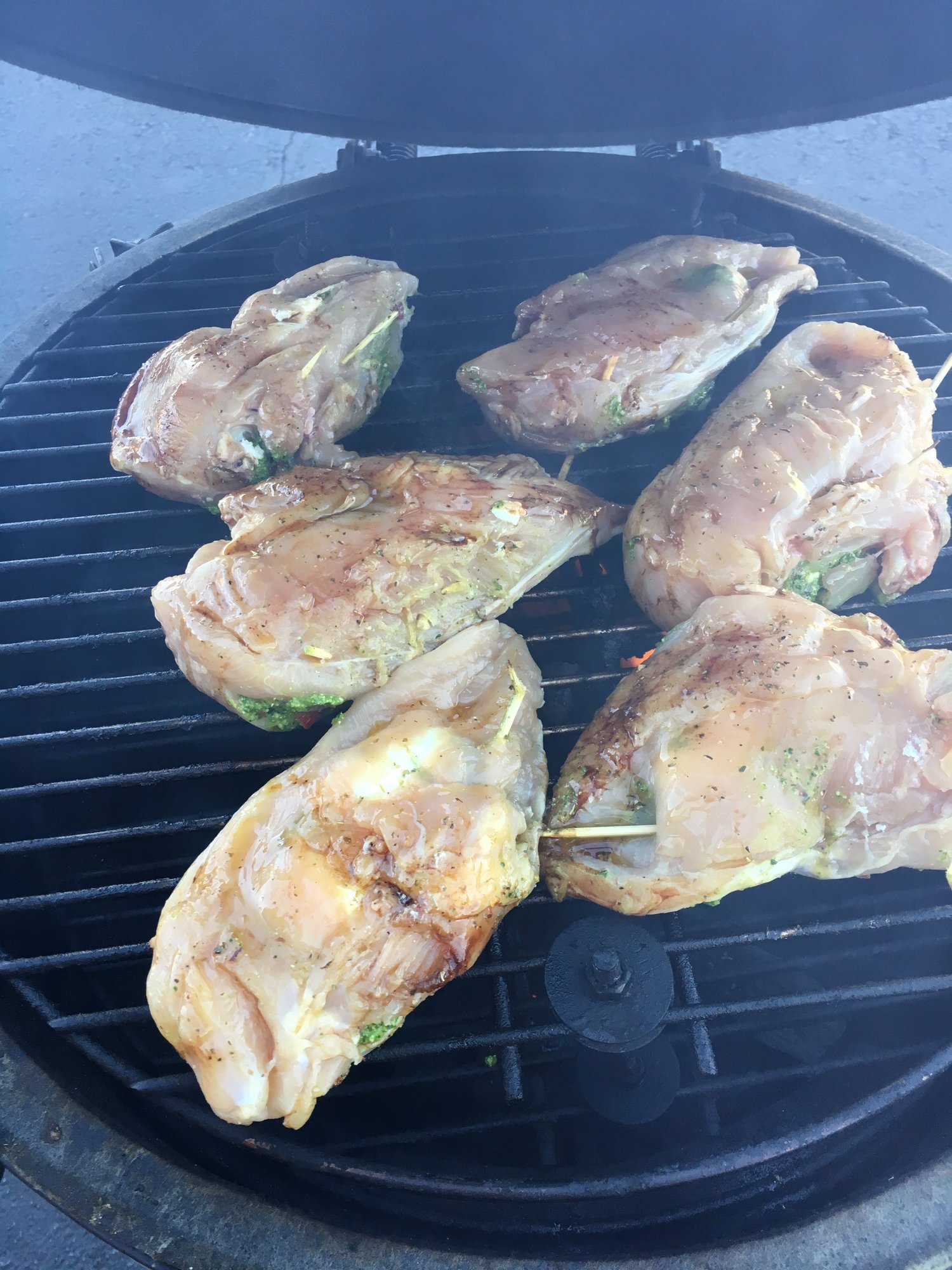 Stuffed Chicken Breasts — Big Green Egg Forum