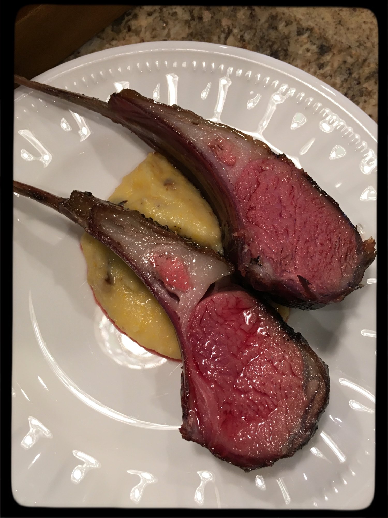 Dry aged rack of lamb. — Big Green Egg Forum