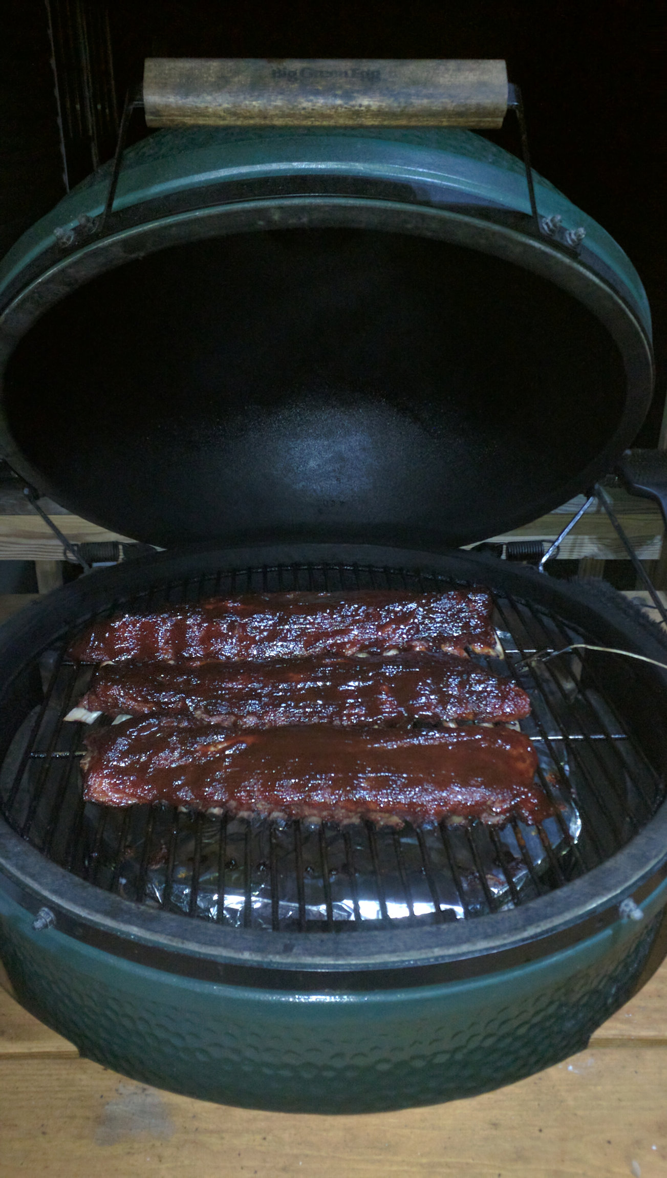 Baby Back Ribs — Big Green Egg EGGhead Forum The Ultimate Cooking
