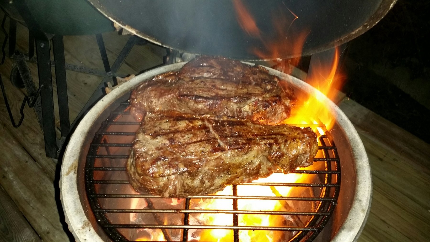 Some Strip Steaks — Big Green Egg Forum