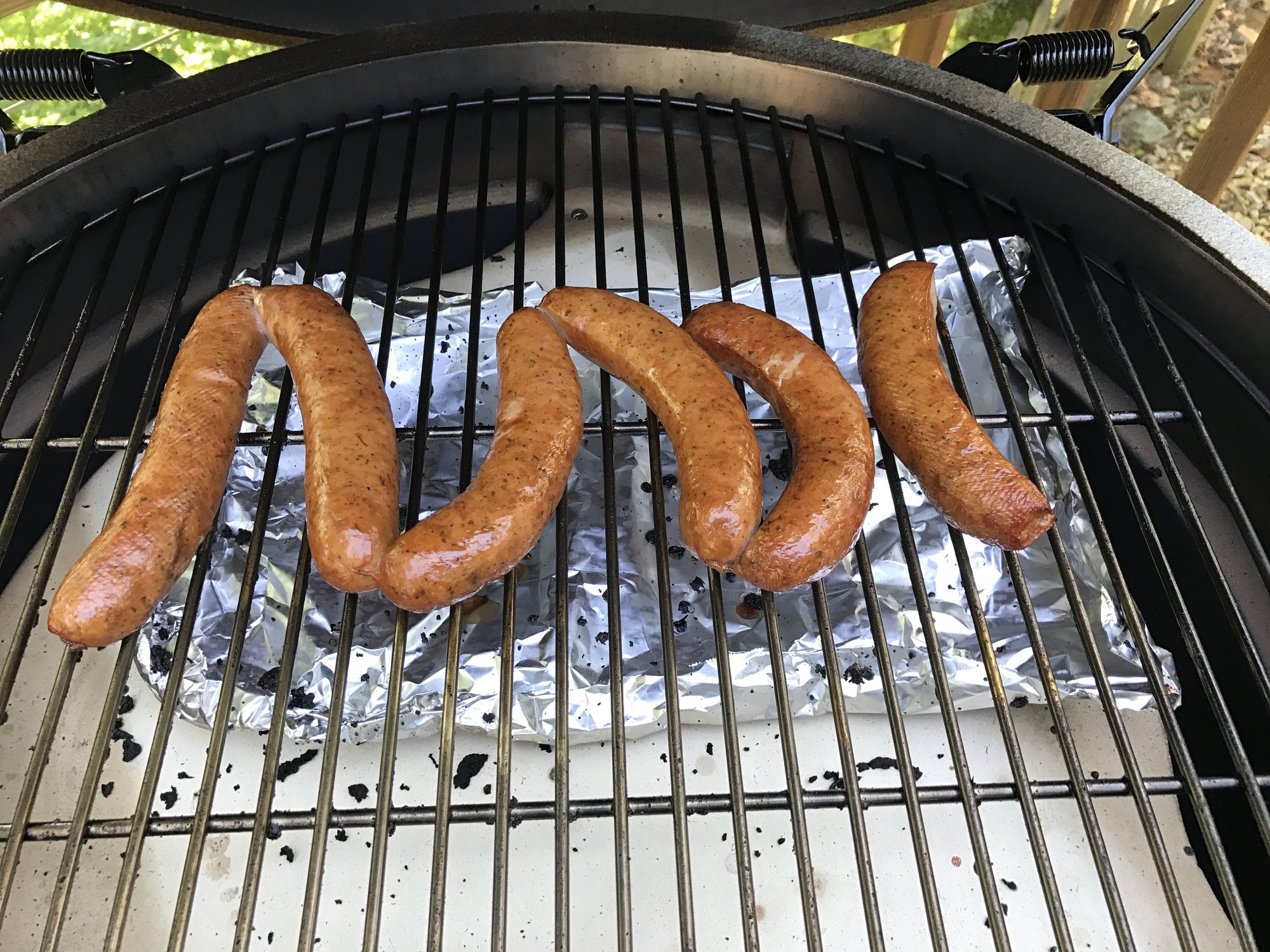 Brats no beer — Big Green Egg Forum